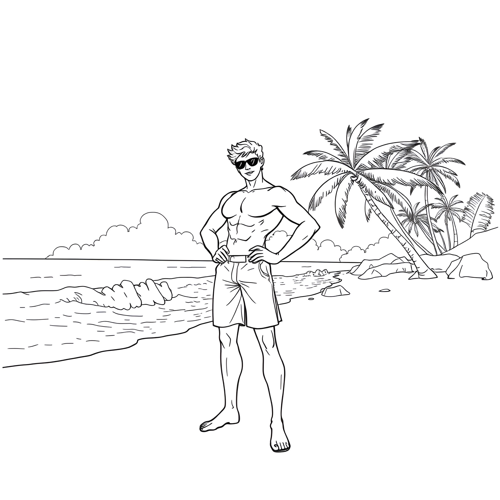 2 Best Babe Coloring Pages Free Printable PDFs