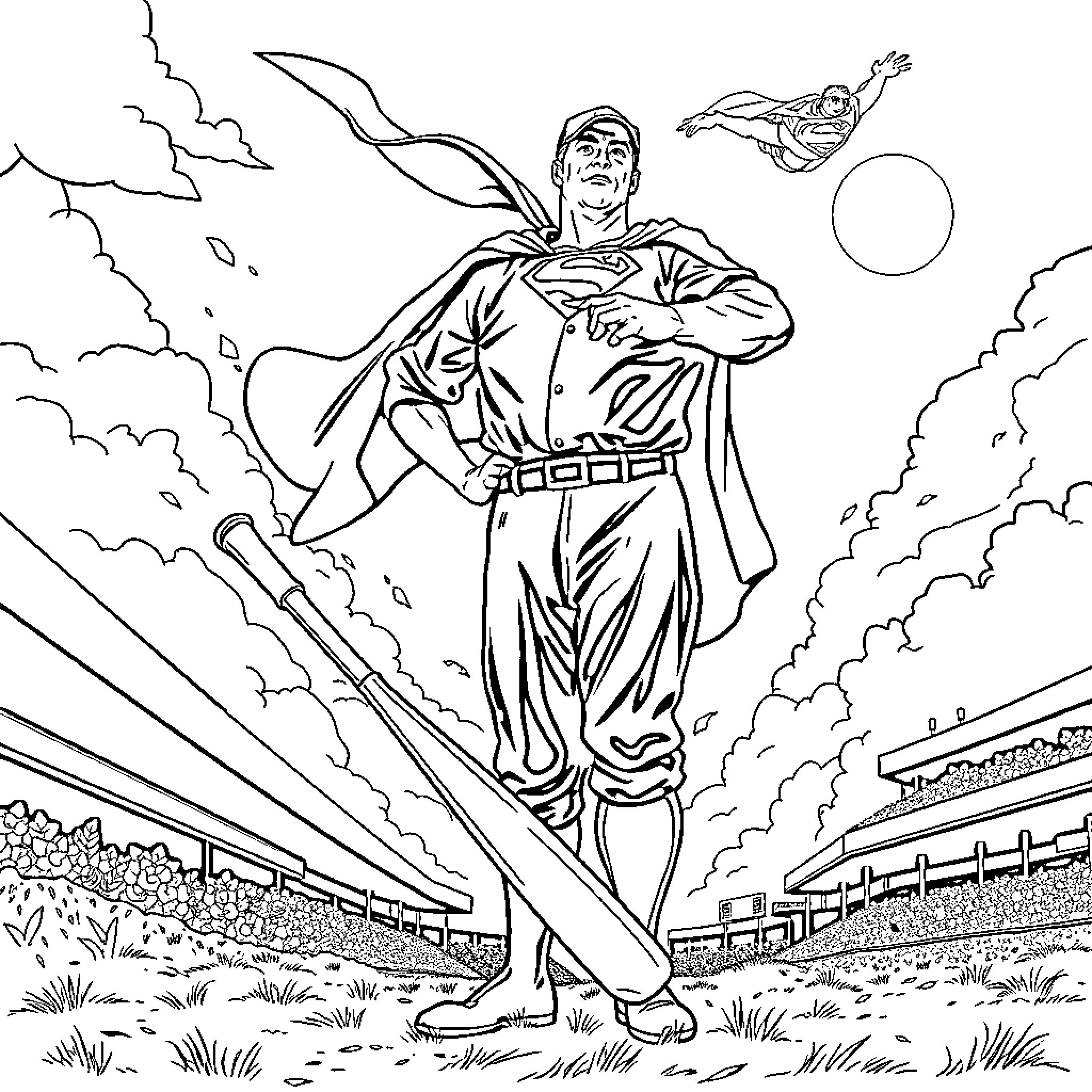 Best Babe Ruth Coloring Pages Free Printable PDF