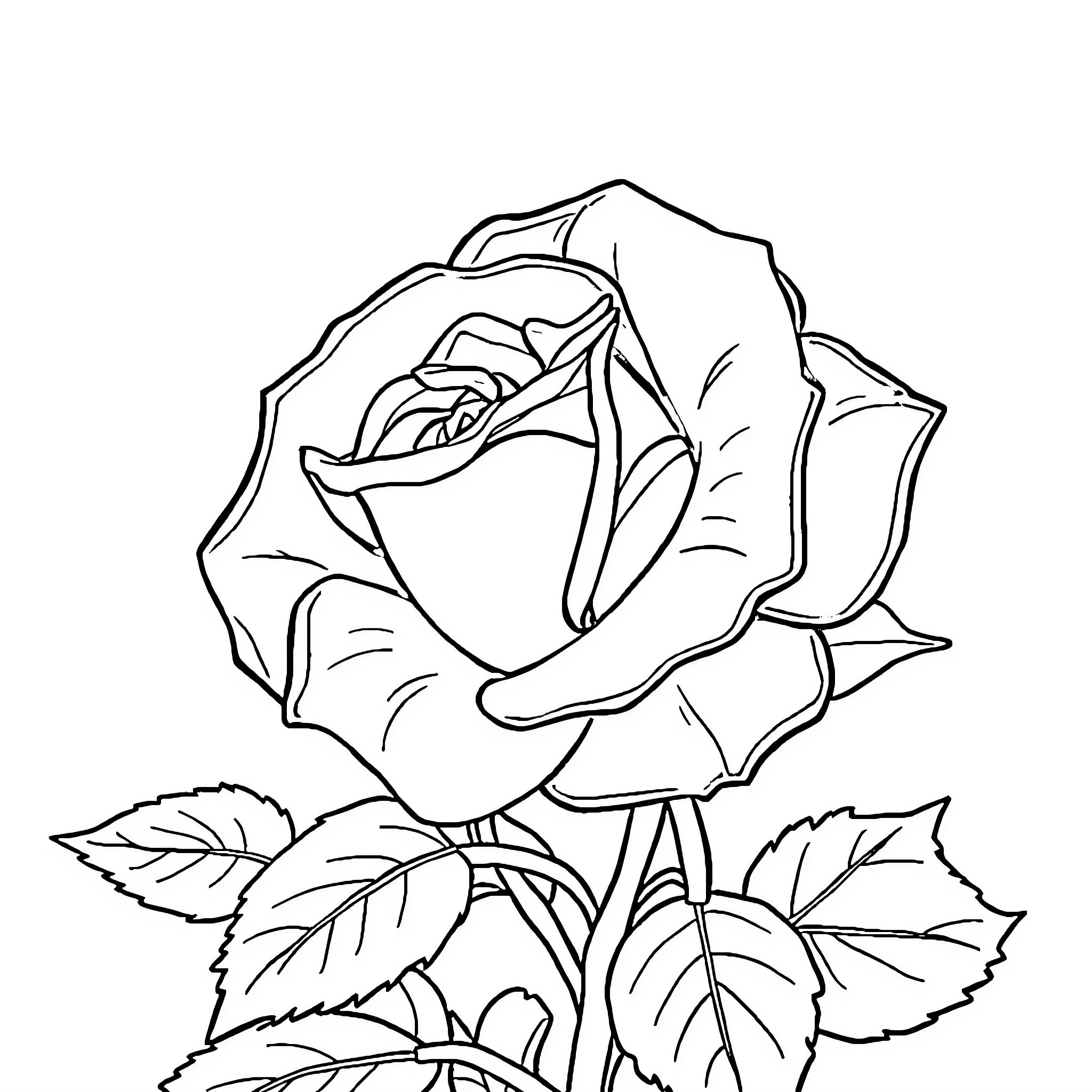 Knuckles Holding a Beautiful Rose Coloring Page (free black-and-white line drawing printable PDF for all, from beginners to advanced learners, including children, teens, adults, and seniors)