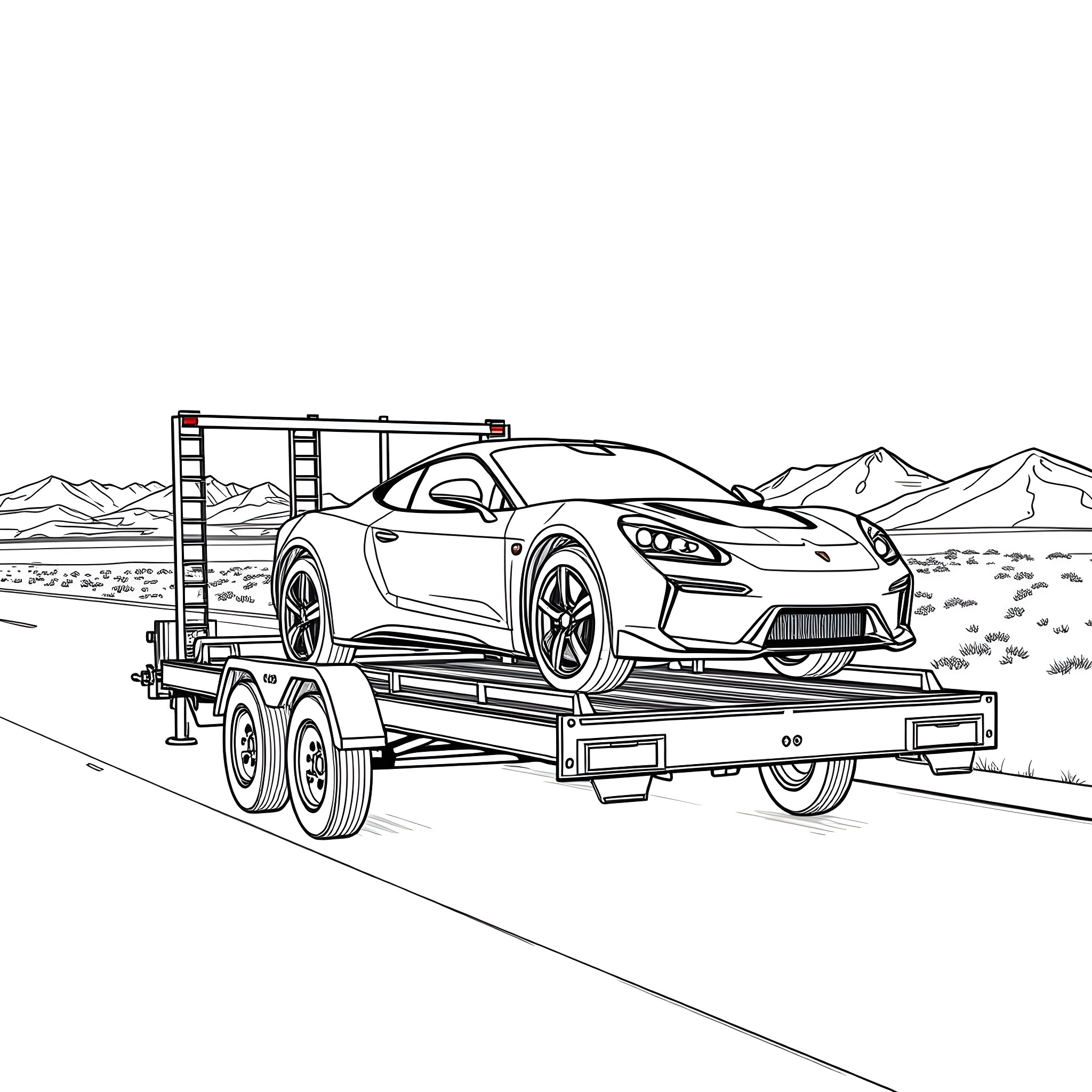 92 Best Trailer Coloring Pages (Free Printable PDFs)