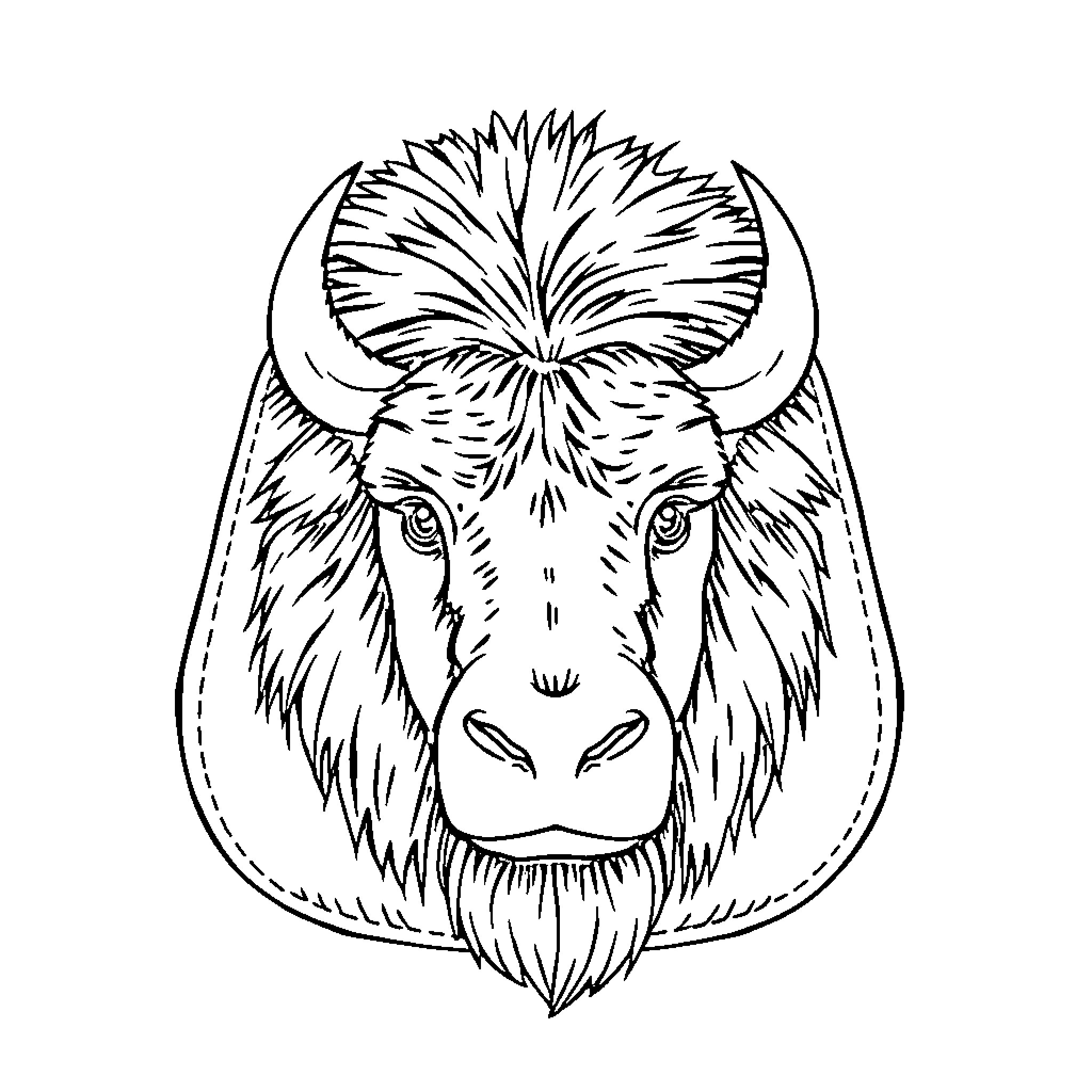 Purse with Ornate Animal Design Coloring Page (free black-and-white line drawing printable PDF for all, from beginners to advanced learners, including children, teens, adults, and seniors)