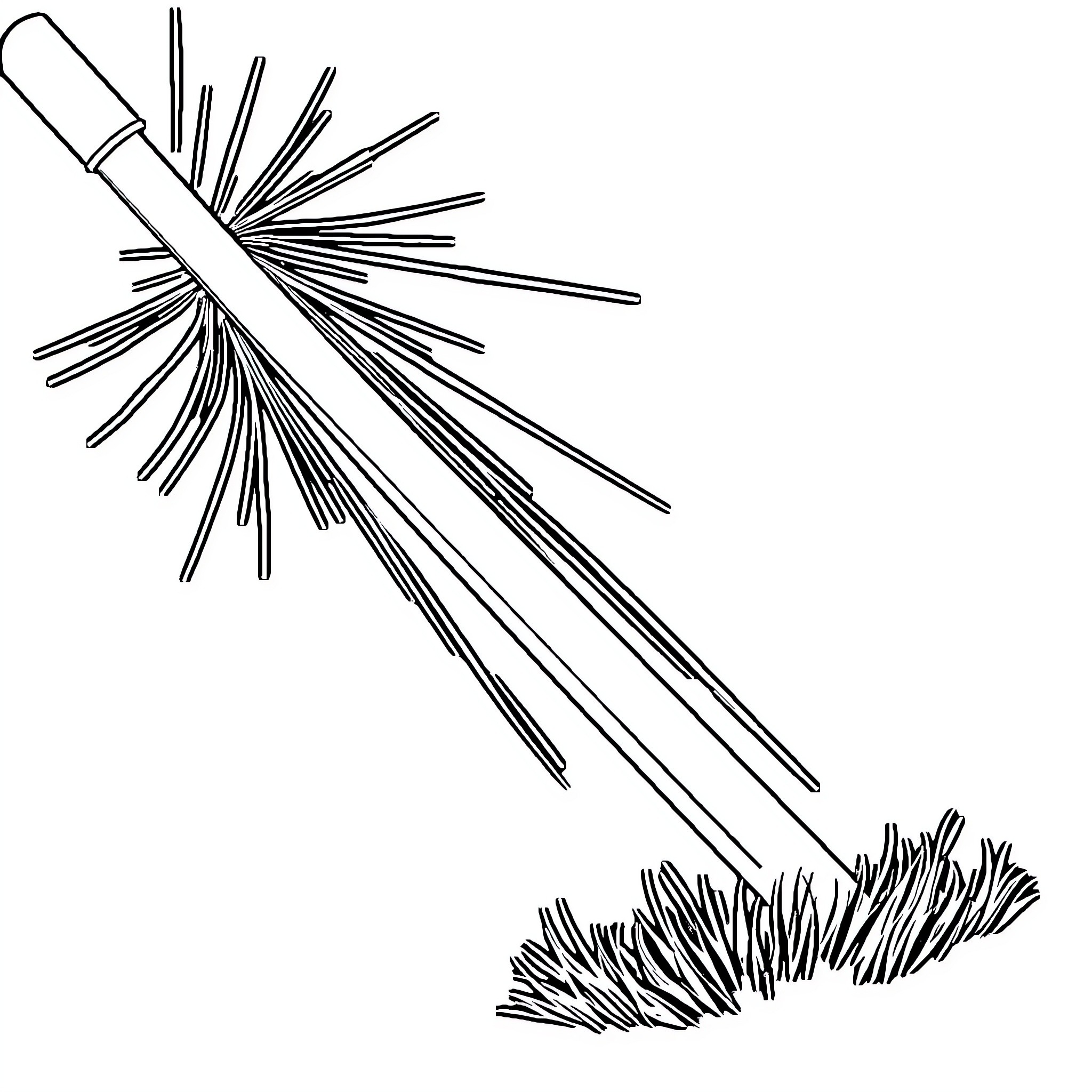 Light Sand Straw Cluster Arrangement Coloring Page (free black-and-white line drawing printable PDF for all, from beginners to advanced learners, including children, teens, adults, and seniors)