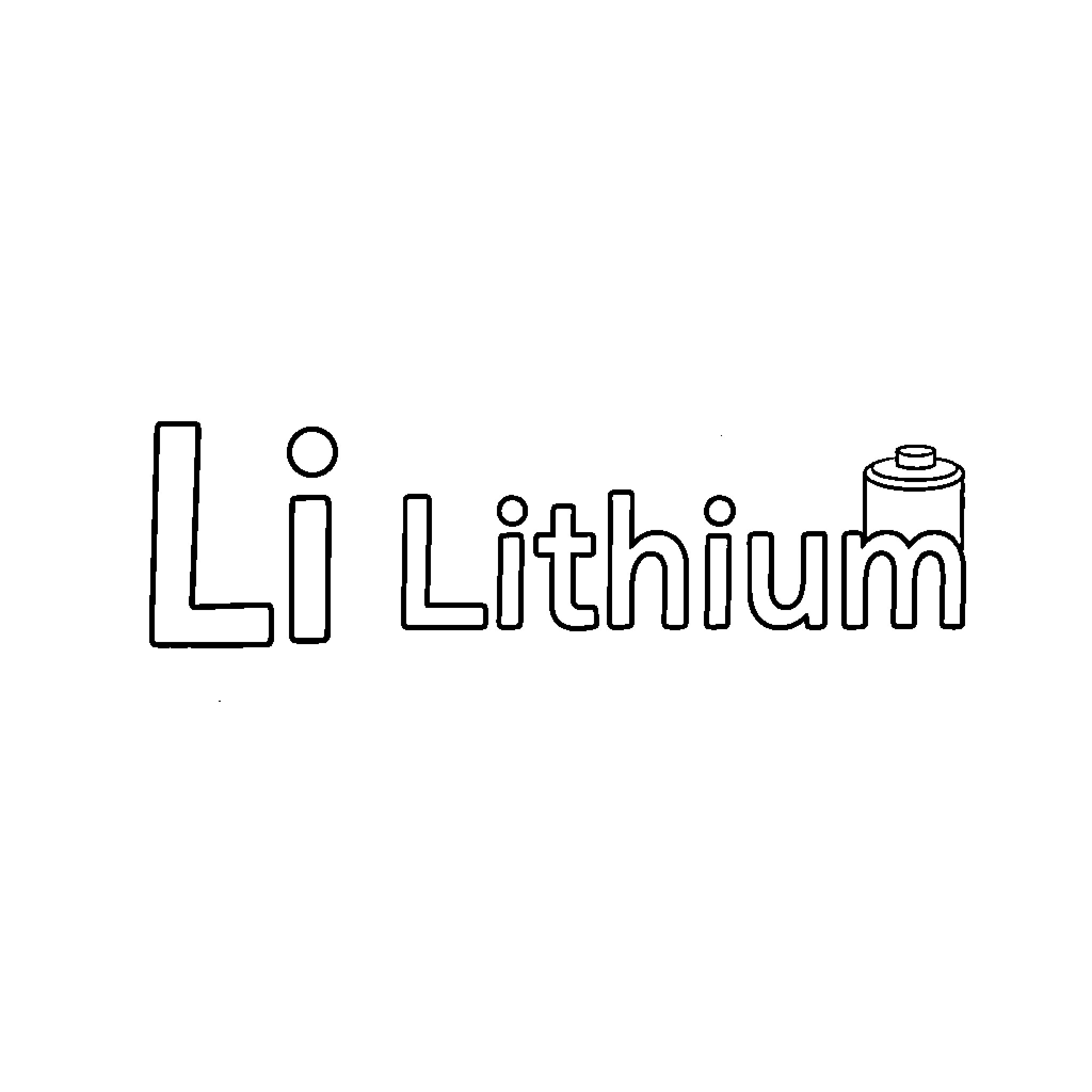 Lithium battery design illustration Coloring Page (free black-and-white line drawing printable PDF for all, from beginners to advanced learners, including children, teens, adults, and seniors)