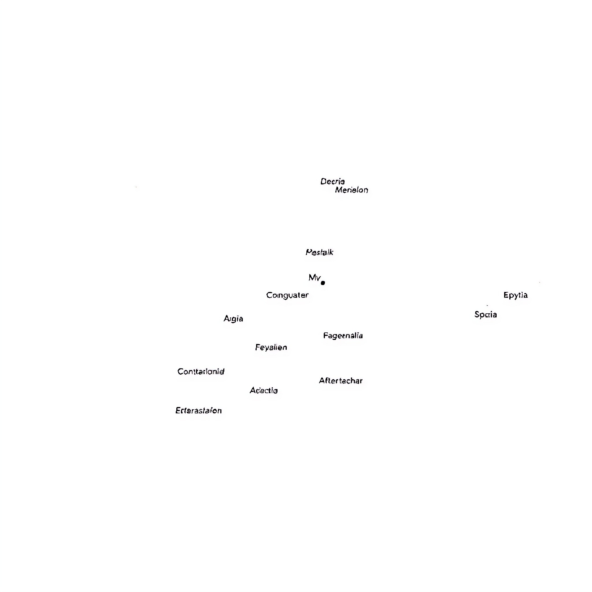 Map of geographical locations and place names Coloring Page (free black-and-white line drawing printable PDF for all, from beginners to advanced learners, including children, teens, adults, and seniors)