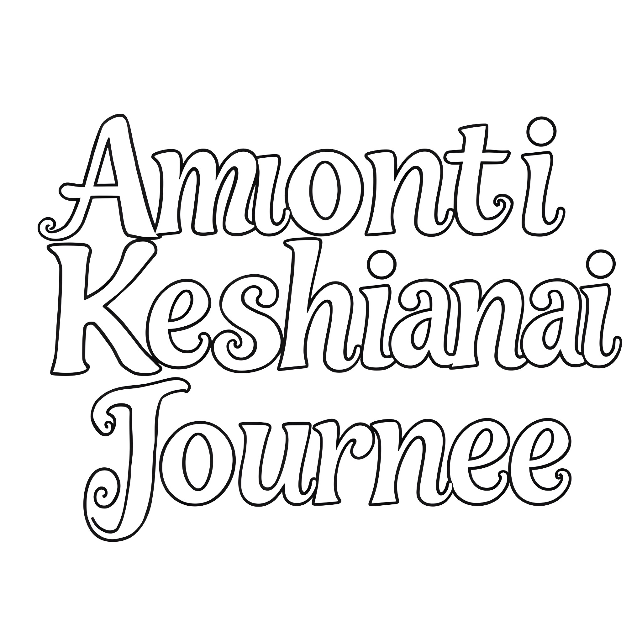 Letter of a Journeying Adventure Coloring Page (free black-and-white line drawing printable PDF for all, from beginners to advanced learners, including children, teens, adults, and seniors)