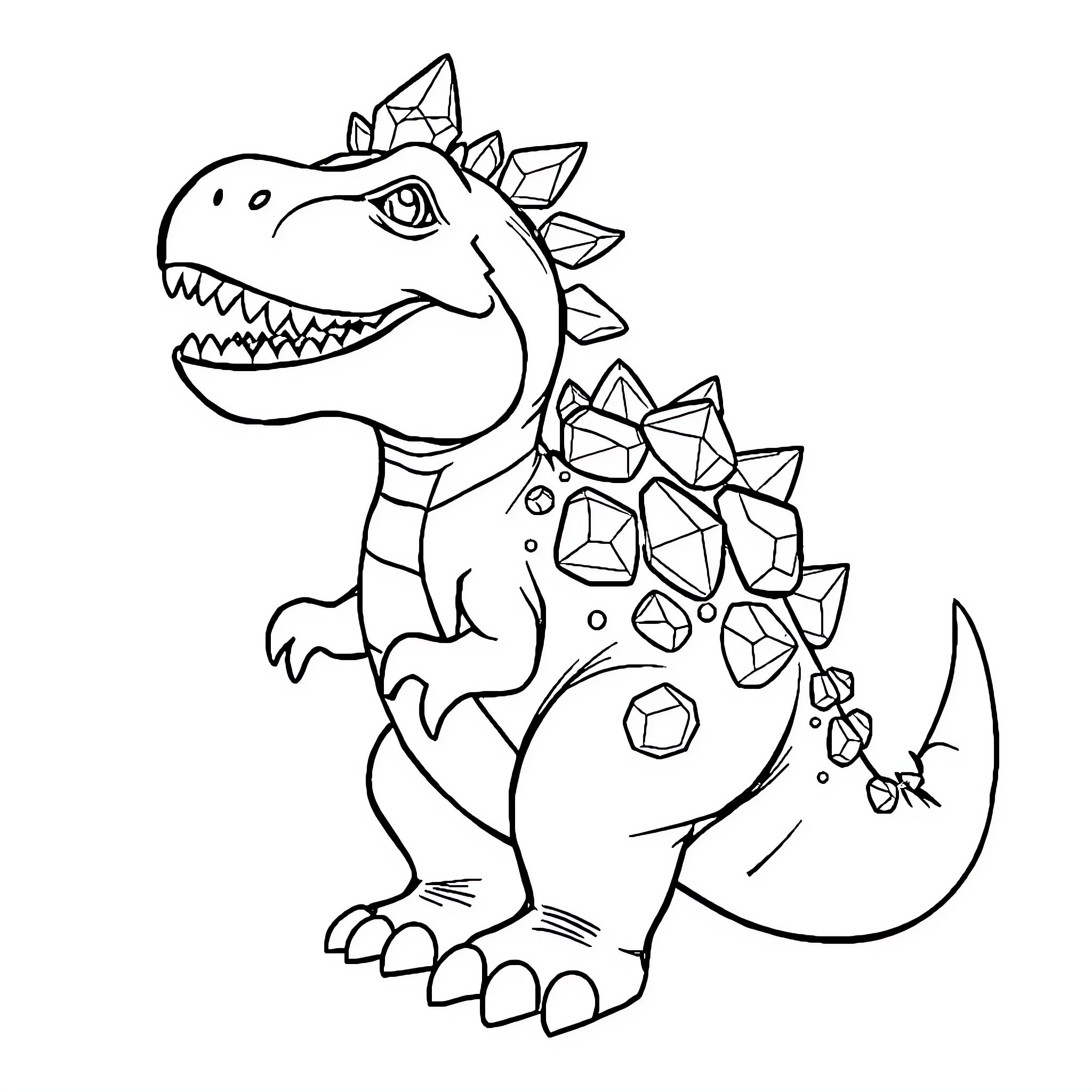 Barney the Friendly Dinosaur Playing Coloring Page (free black-and-white line drawing printable PDF for all, from beginners to advanced learners, including children, teens, adults, and seniors)