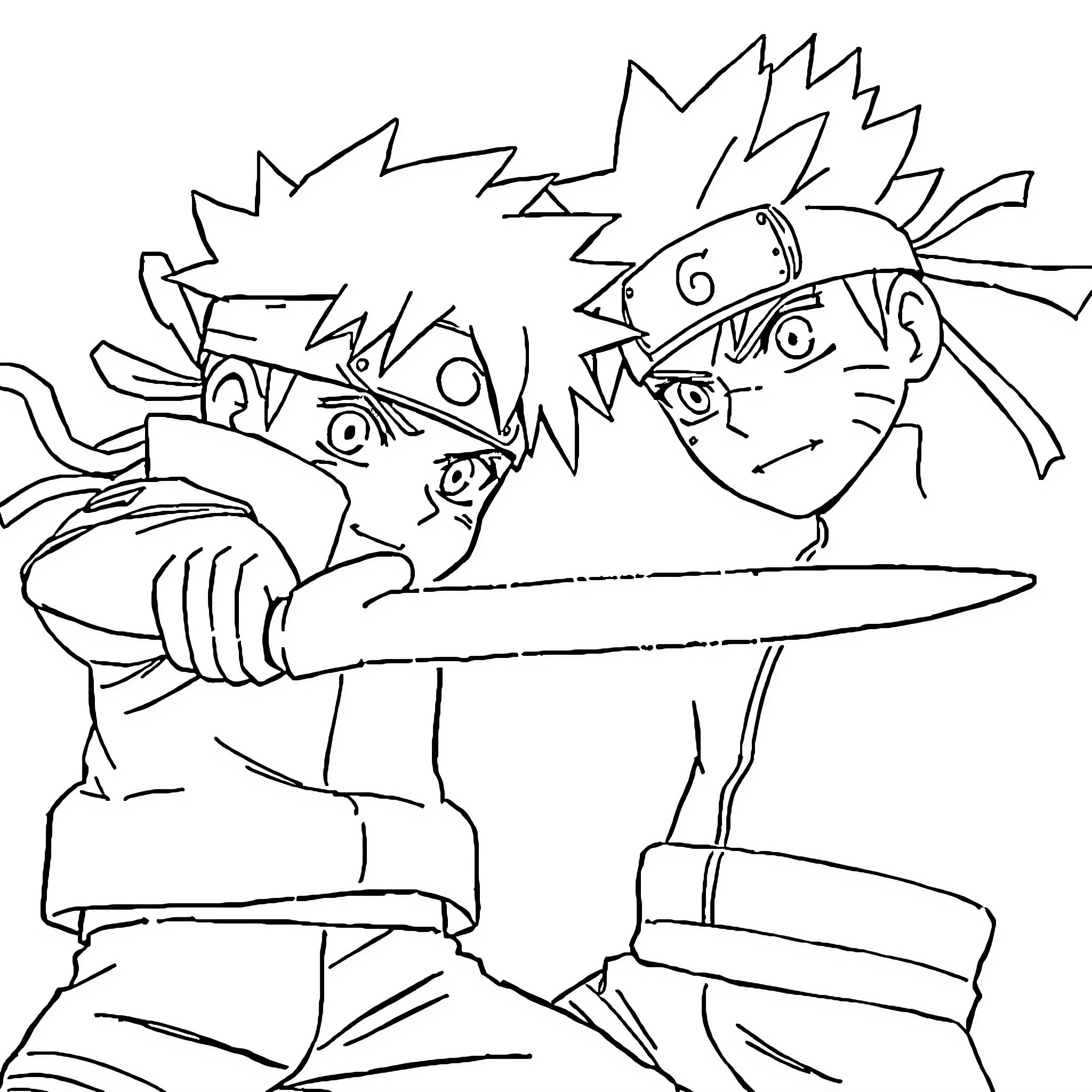 Valentin and friends in action-packed adventure Coloring Page (free black-and-white line drawing printable PDF for all, from beginners to advanced learners, including children, teens, adults, and seniors)