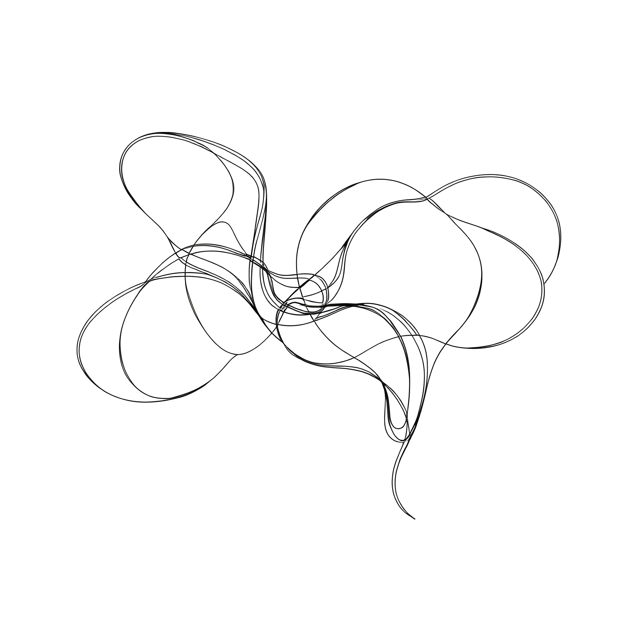 Metaphor of organic curves and flowing lines Coloring Page (free black-and-white line drawing printable PDF for all, from beginners to advanced learners, including children, teens, adults, and seniors)