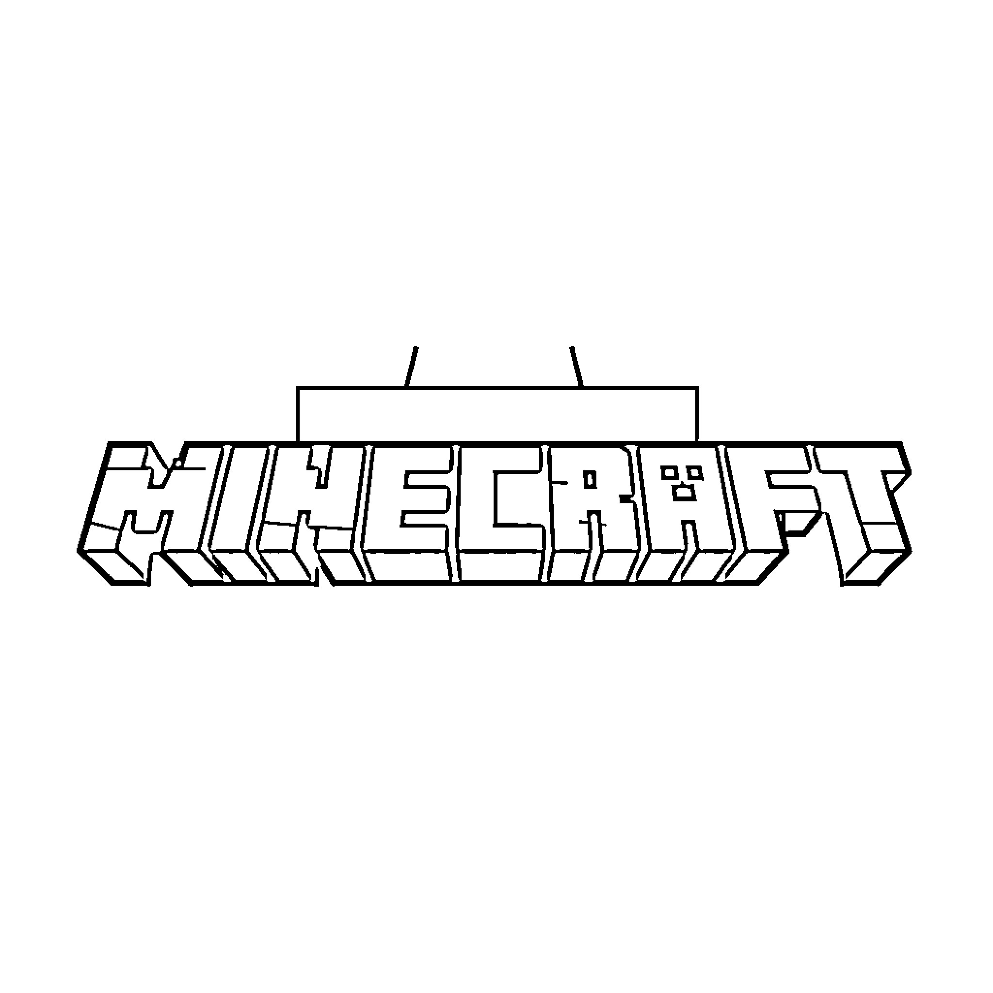 Best Minecraft Logo Coloring Pages Free Printable PDF Best Minecraft Logo Coloring Pages Free Printable PDF