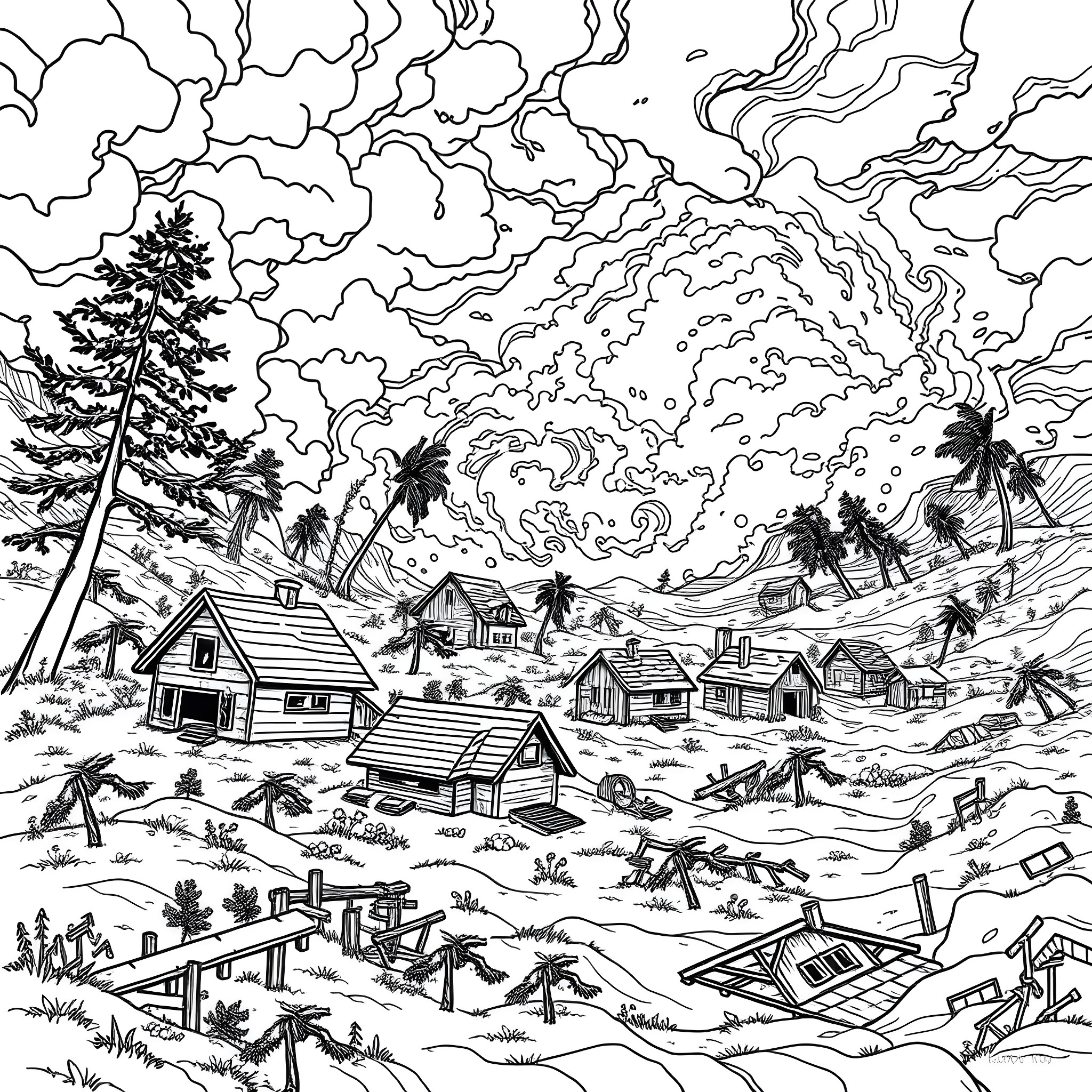 13 Best Hurricane Coloring Pages (Free Printable PDFs)
