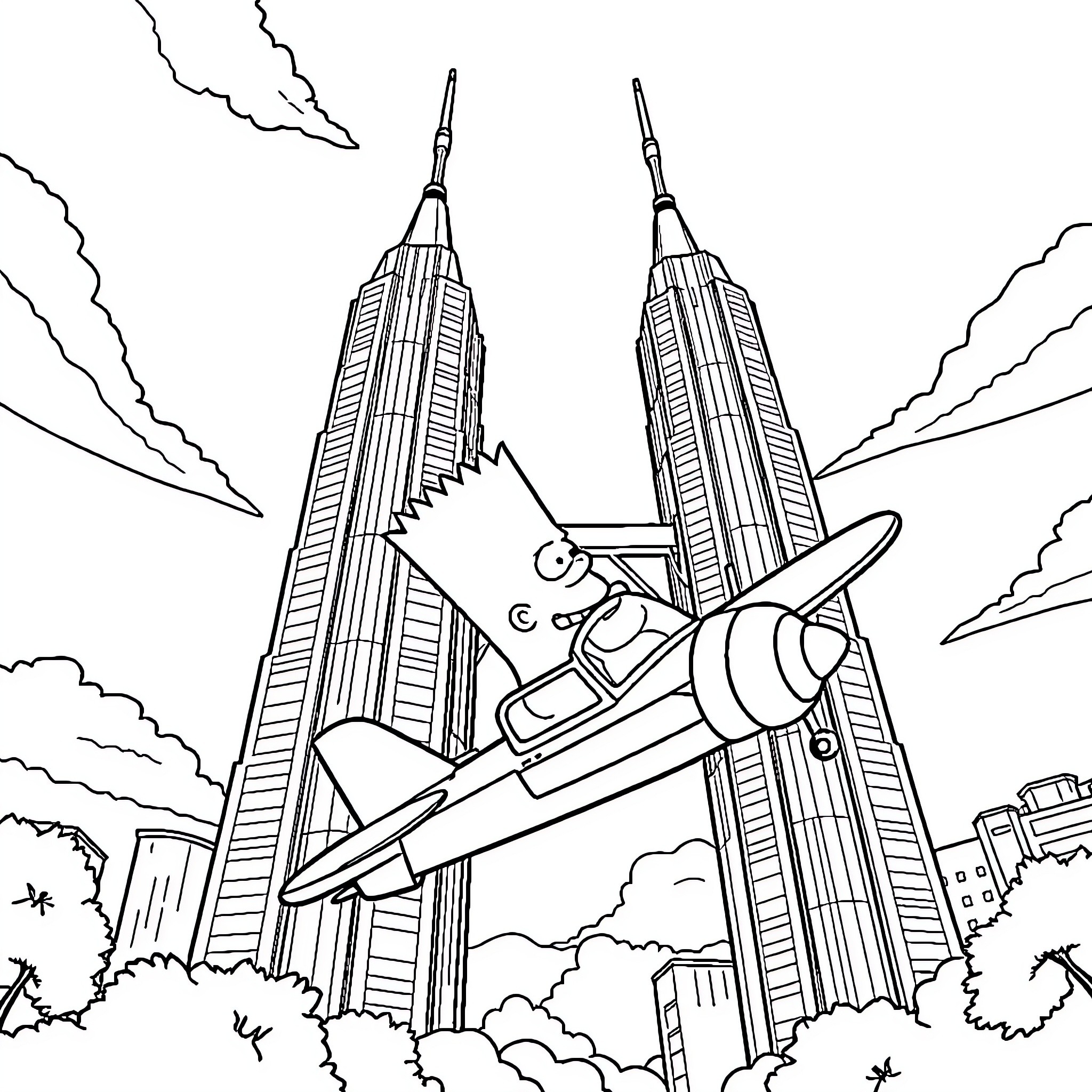 116 Best Bart Simpson Coloring Pages (Free Printable PDFs)