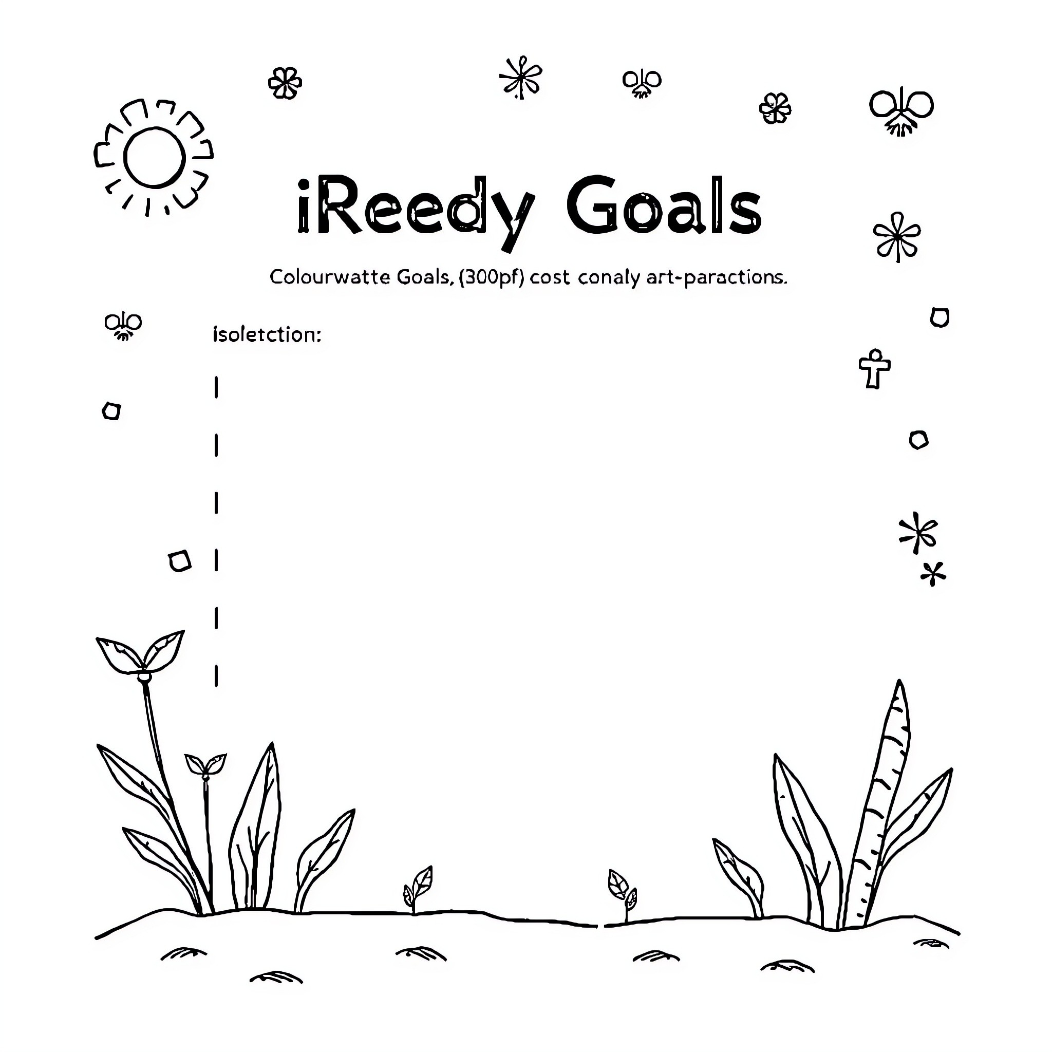 Goal: Illustrated Floral and Nature Scenes Coloring Page (free black-and-white line drawing printable PDF for all, from beginners to advanced learners, including children, teens, adults, and seniors)
