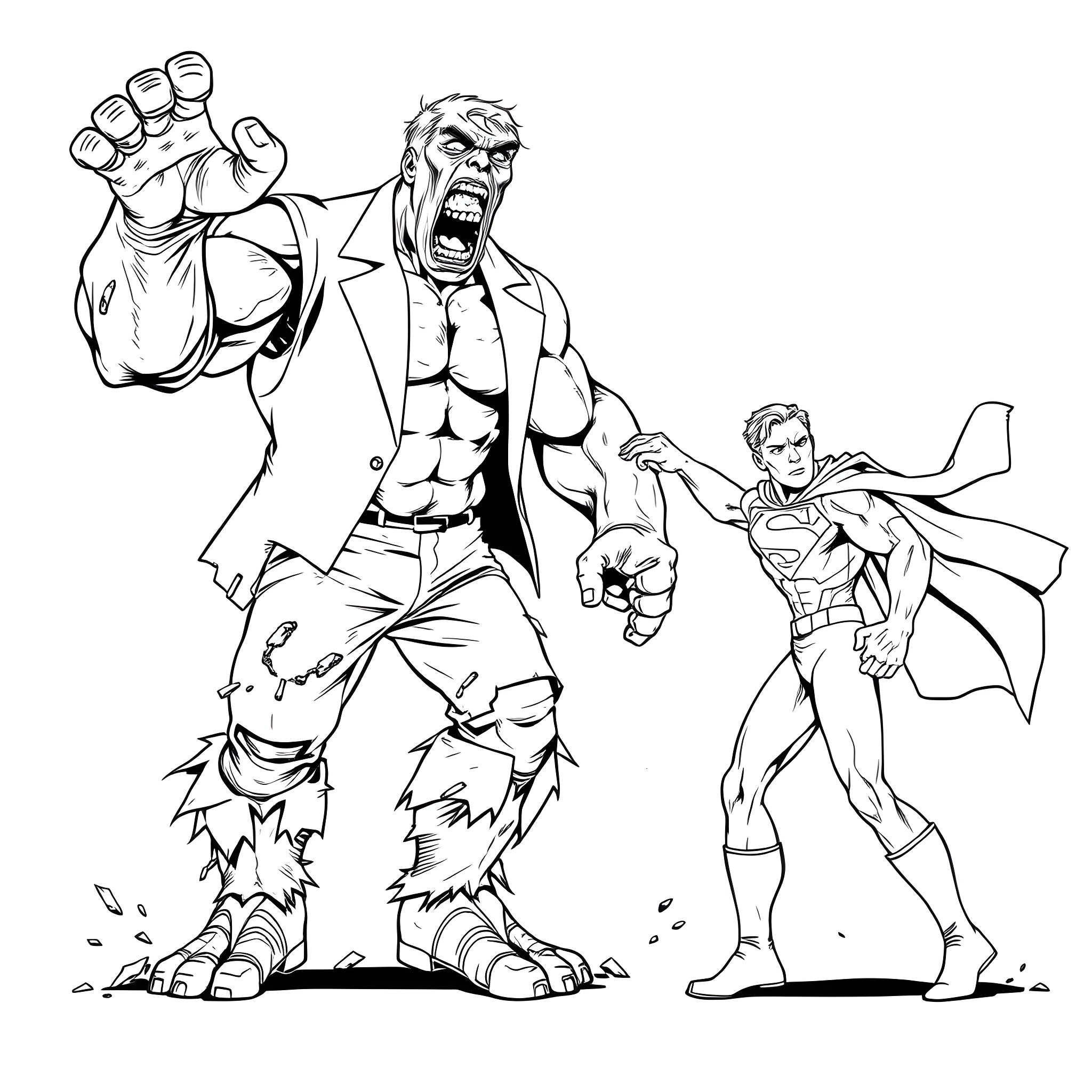22 Best Zombie Hulk Coloring Pages (Free Printable PDFs)