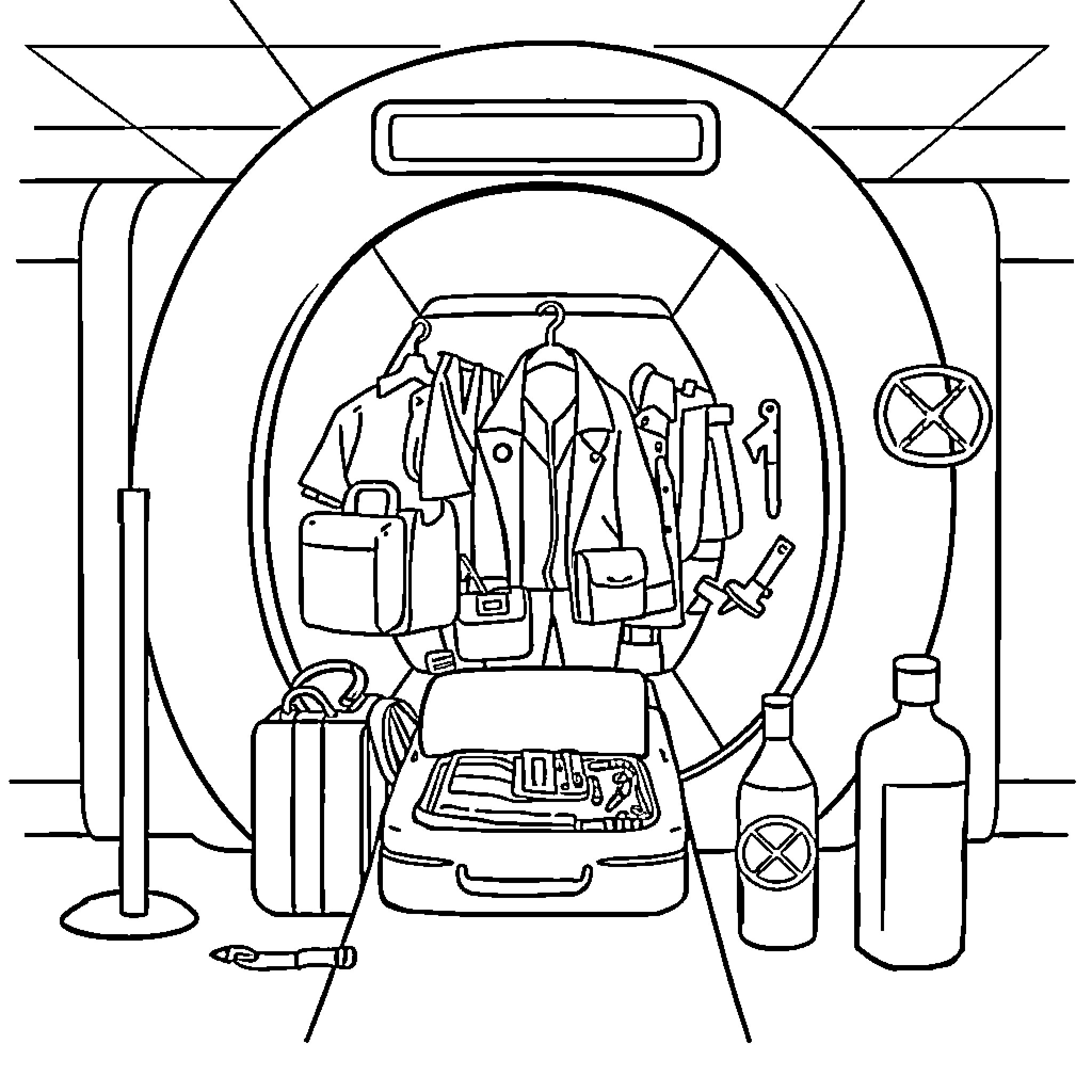 Best Luggage Coloring Pages (Free Printable PDF)