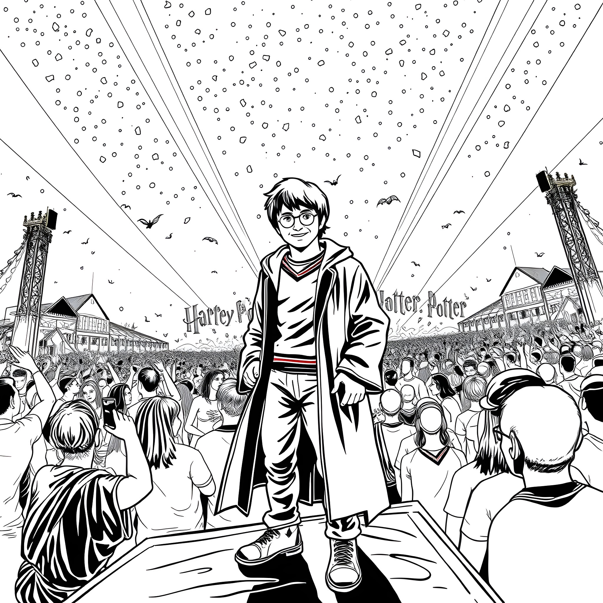 335 Best Harry Potter Coloring Pages (Free Printable PDFs)
