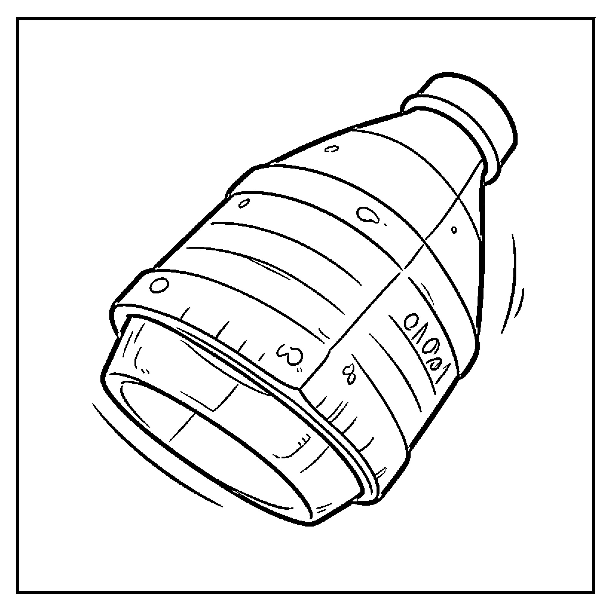 Hate for a discarded empty bottle lying on ground Coloring Page (free black-and-white line drawing printable PDF for all, from beginners to advanced learners, including children, teens, adults, and seniors)