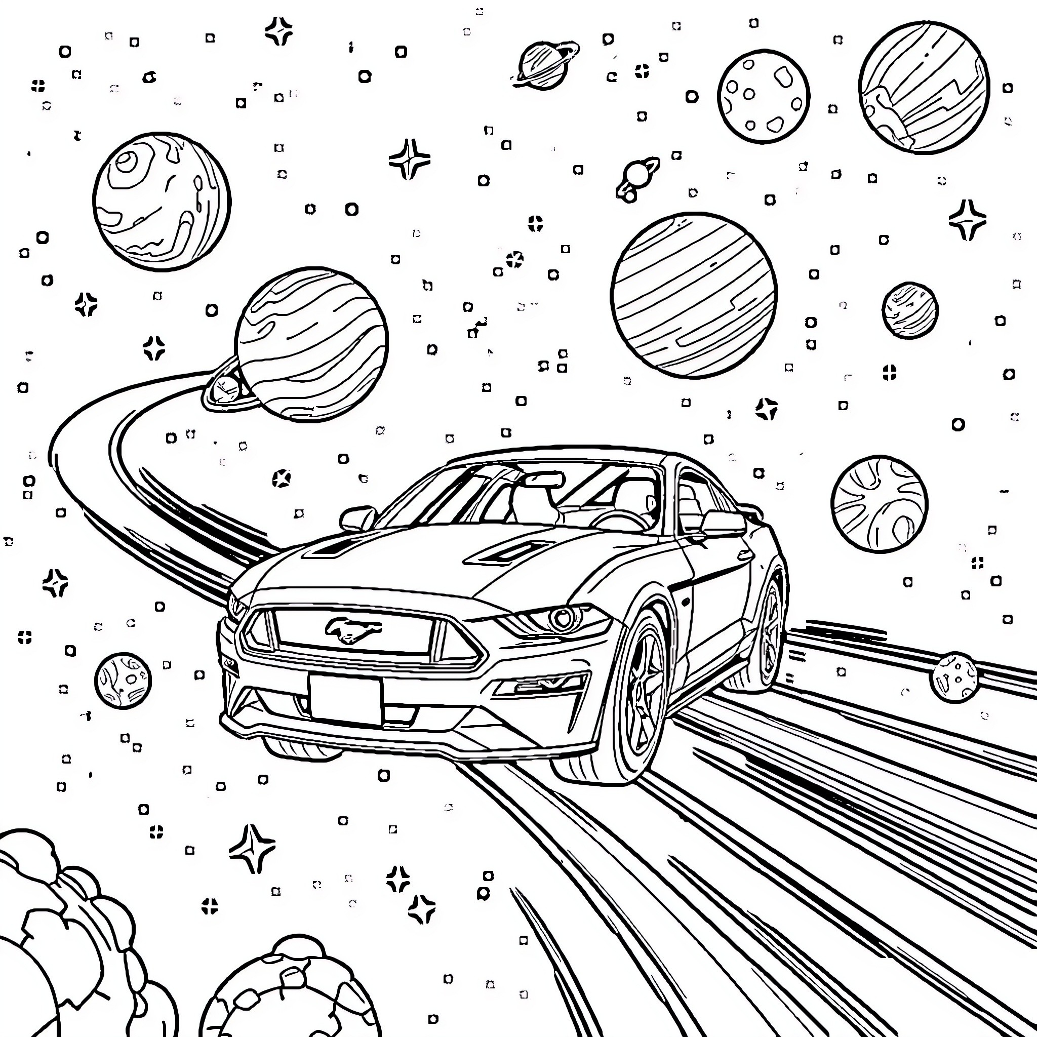 32 Best Ford Mustang Coloring Pages (Free Printable PDFs)