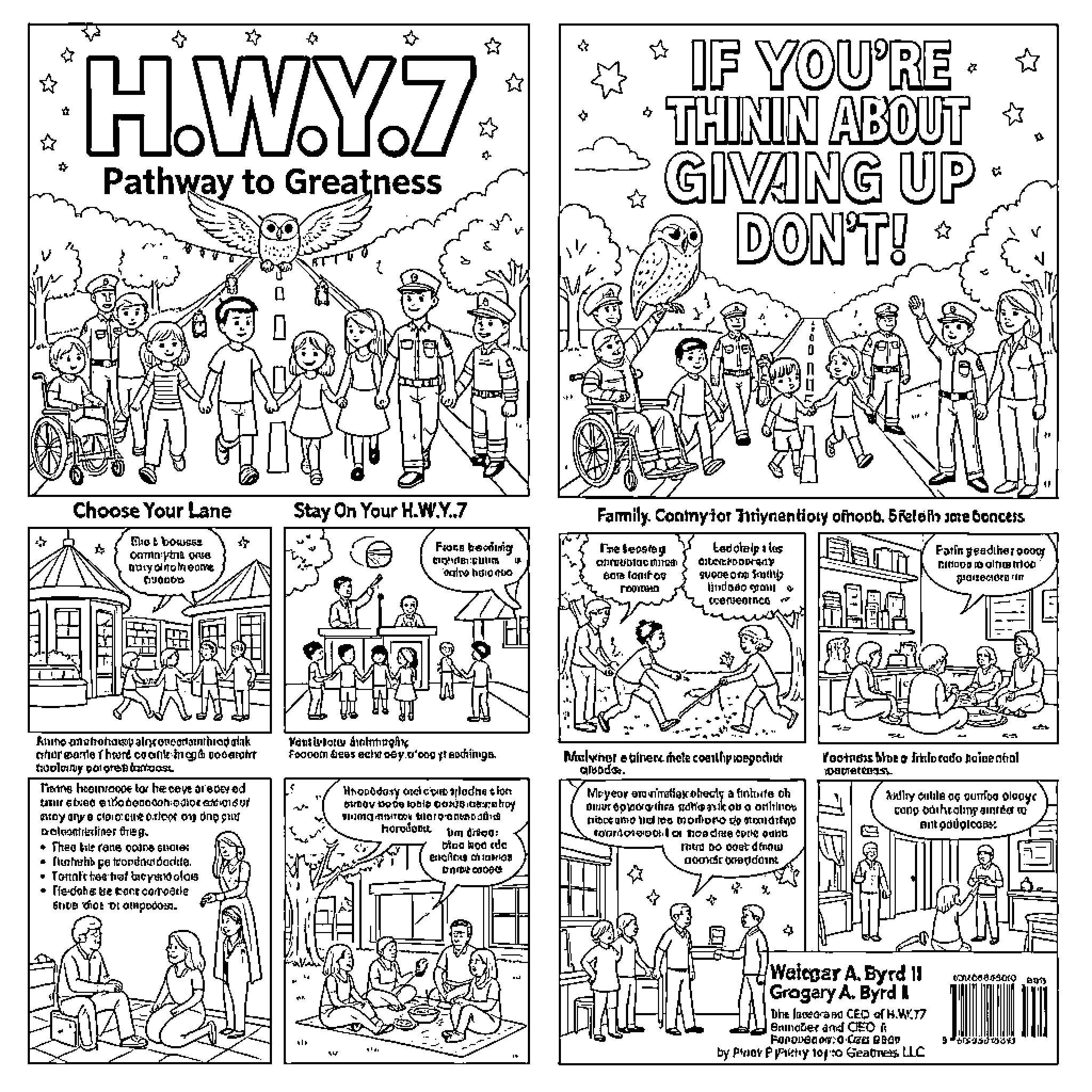 Greatness through following rules and staying on path Coloring Page (free black-and-white line drawing printable PDF for all, from beginners to advanced learners, including children, teens, adults, and seniors)