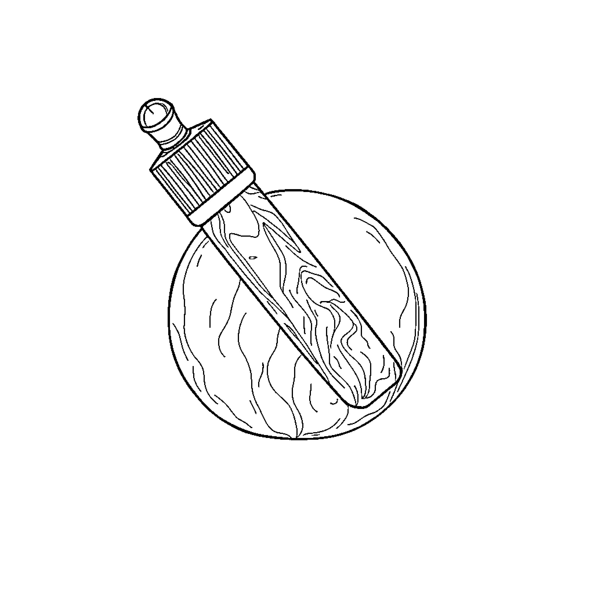 Hate the ornamental glass figurine Coloring Page (free black-and-white line drawing printable PDF for all, from beginners to advanced learners, including children, teens, adults, and seniors)