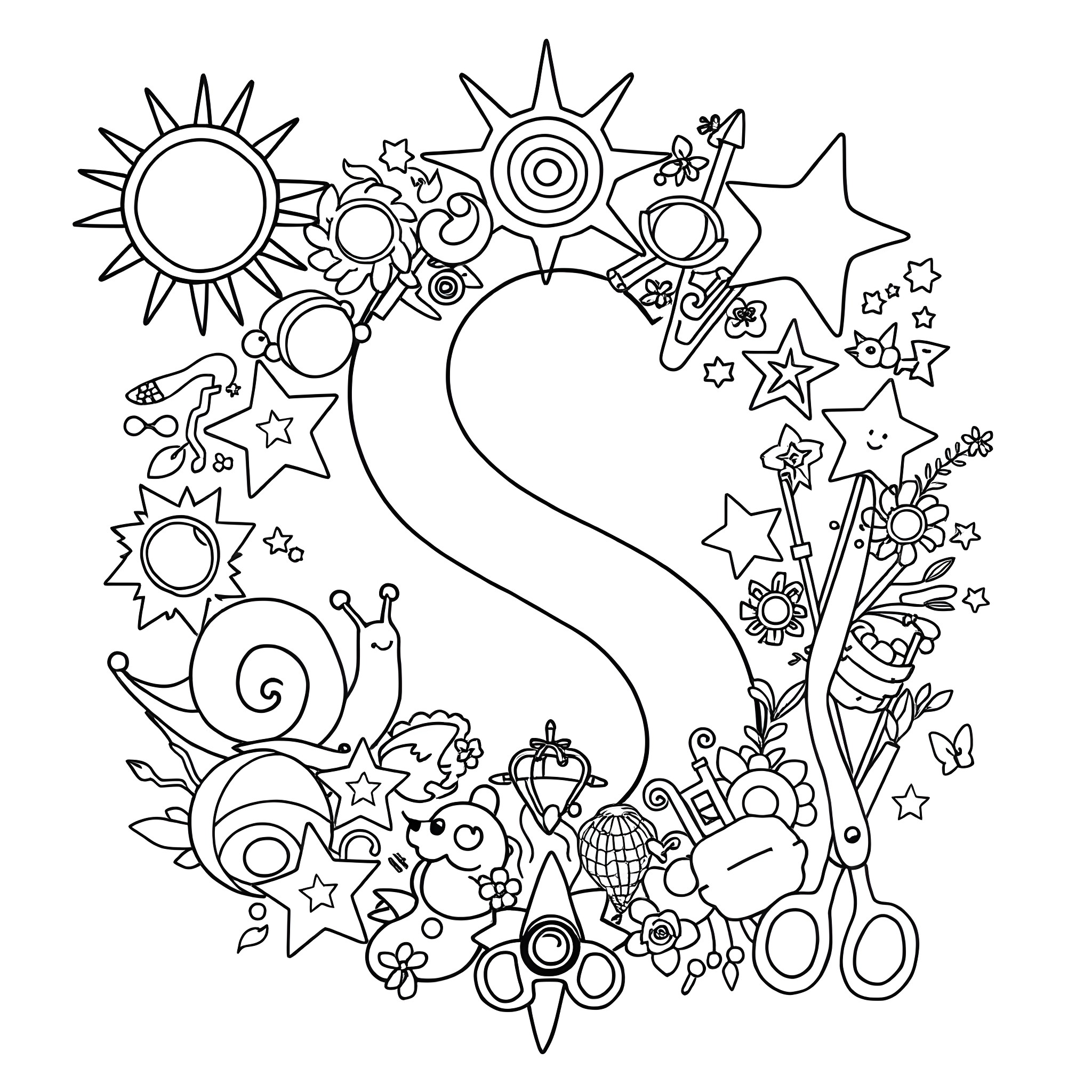10 Best Letter S Coloring Pages (Free Printable PDFs)