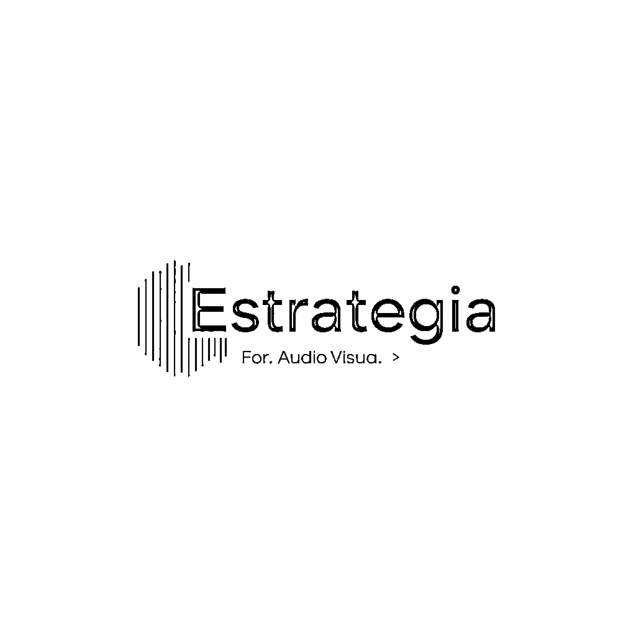 Logo for audio visual strategy company Coloring Page (free black-and-white line drawing printable PDF for all, from beginners to advanced learners, including children, teens, adults, and seniors)