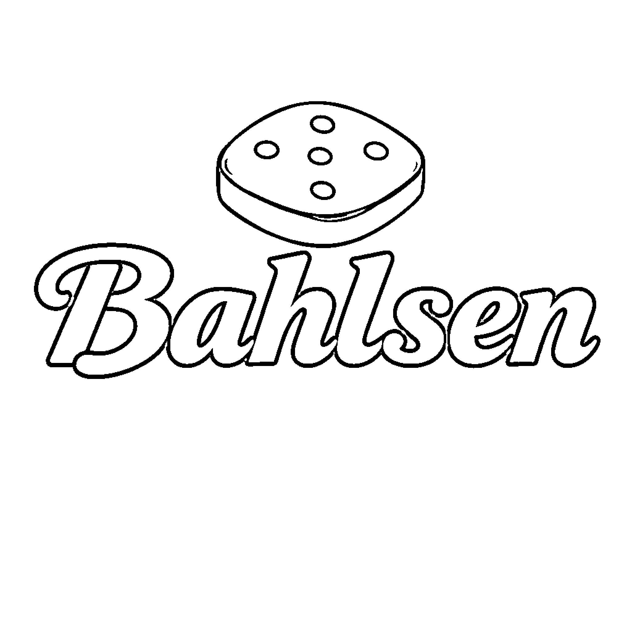 Bahlsen logo and branding Coloring Page (free black-and-white line drawing printable PDF for all, from beginners to advanced learners, including children, teens, adults, and seniors)