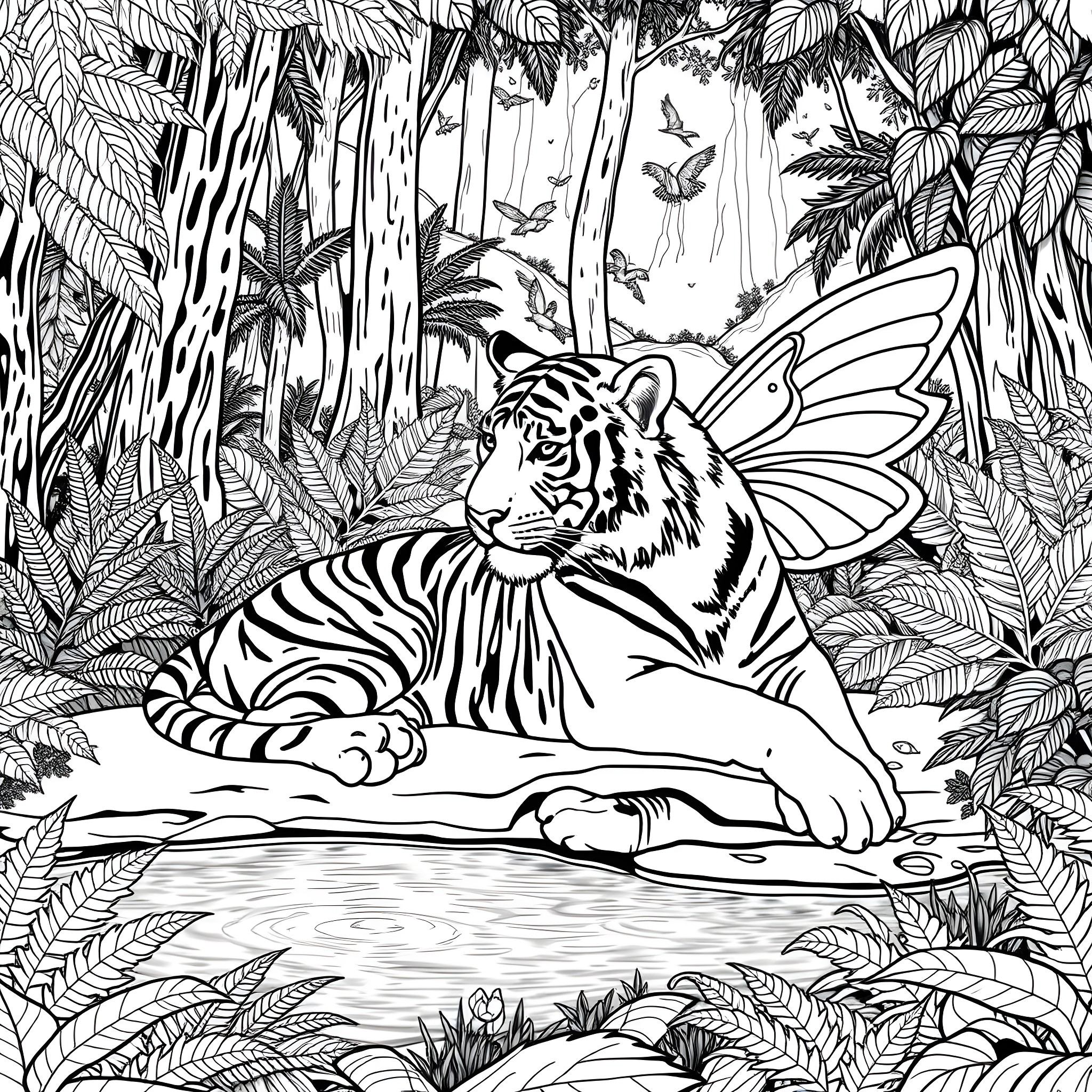 173 Best Tiger Coloring Pages (Free Printable PDFs)