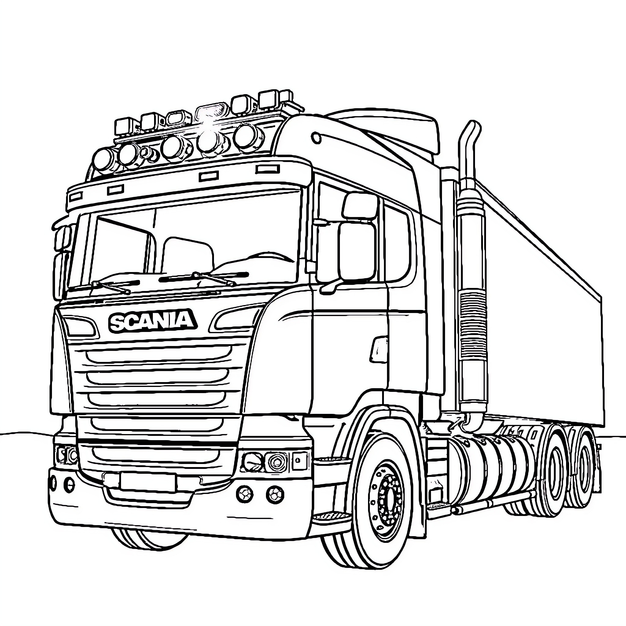 Best Scania Truck Coloring Pages Free Printable PDF Best Scania Truck Coloring Pages Free Printable PDF
