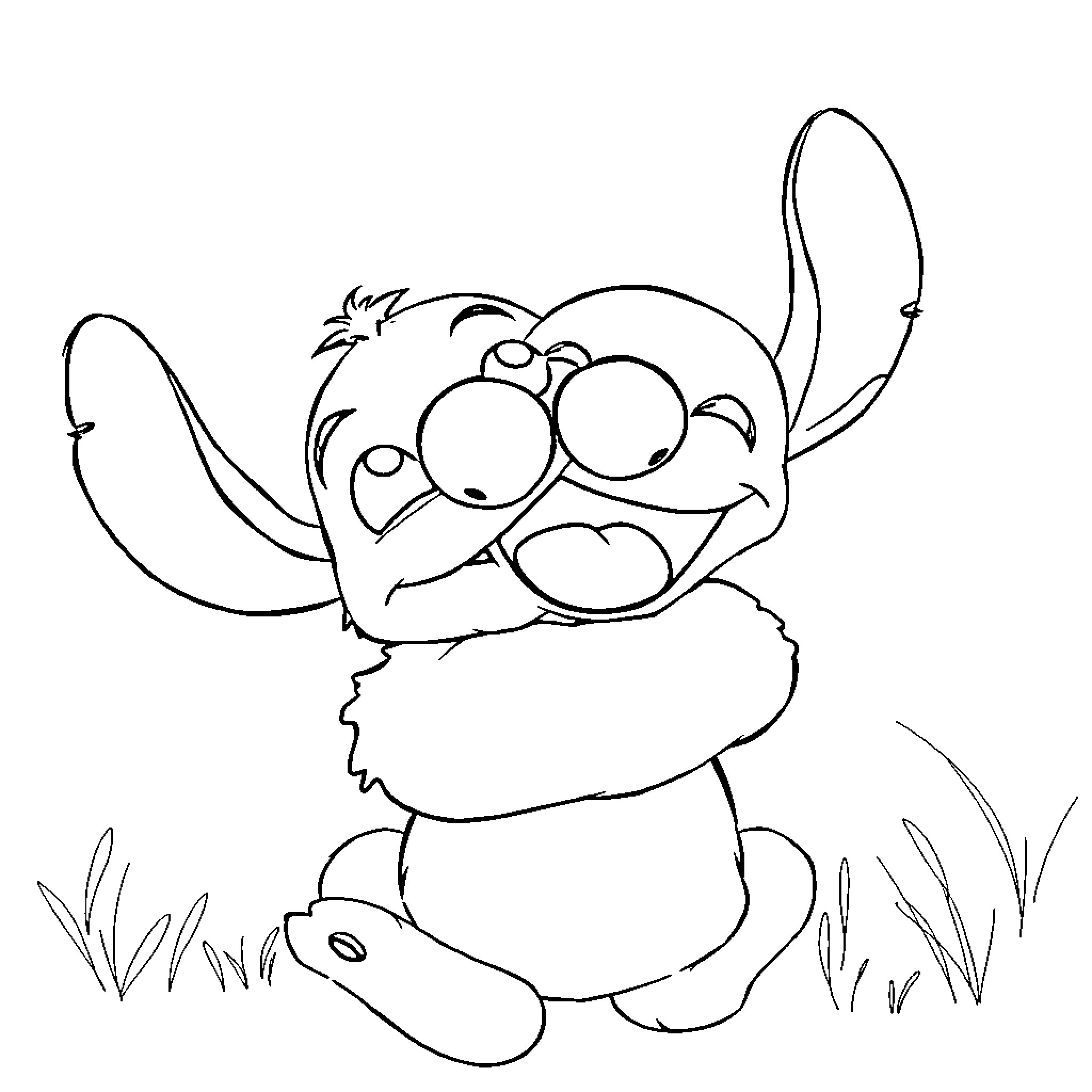 Elmo Enjoying a Playful Moment Coloring Page (free black-and-white line drawing printable PDF for all, from beginners to advanced learners, including children, teens, adults, and seniors)