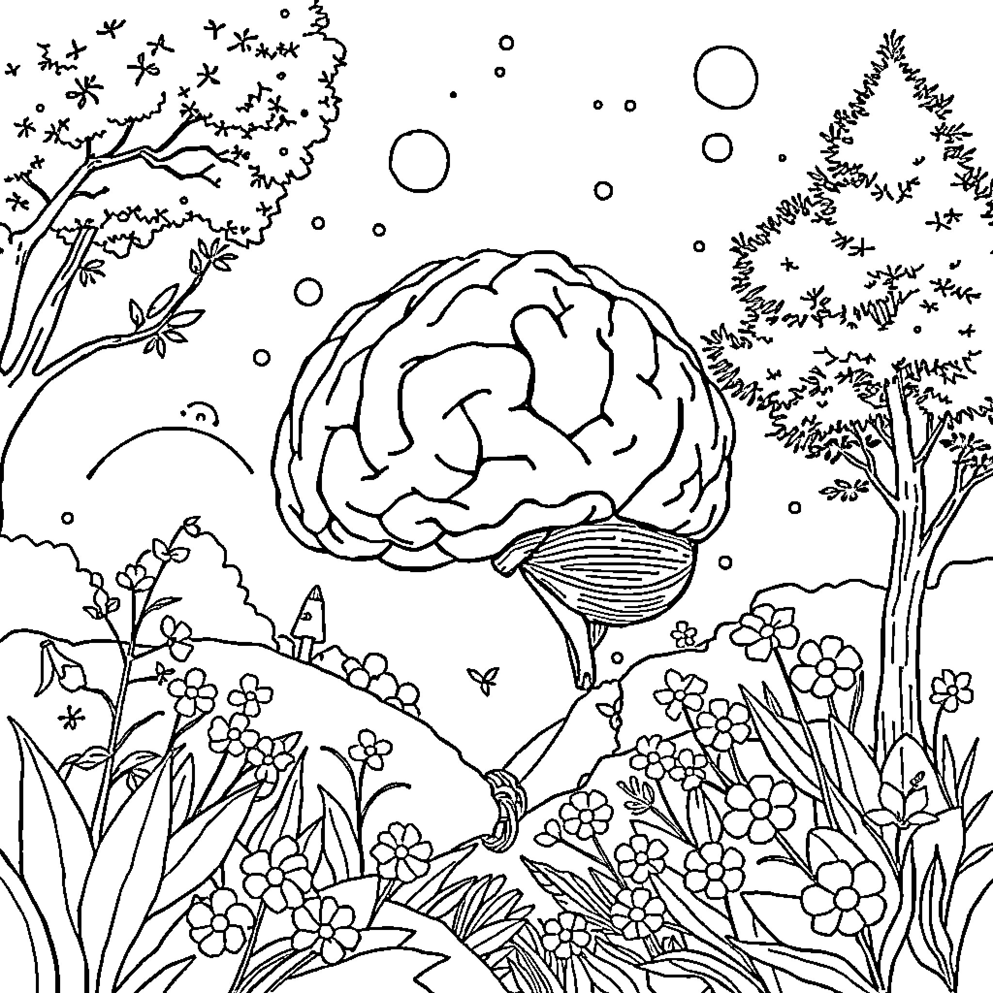 Best Brain Coloring Pages (Free Printable PDF)