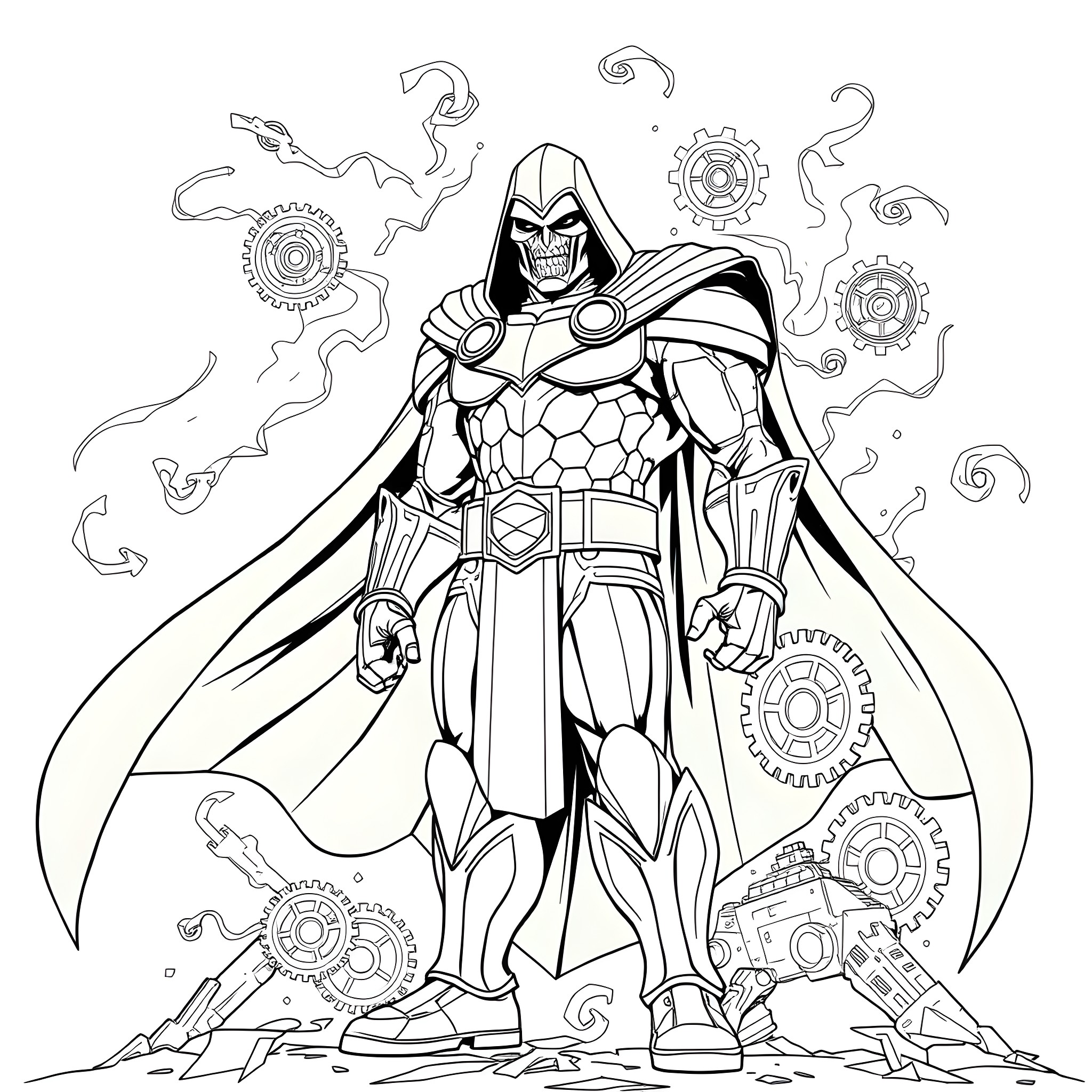 31 Best Doctor Doom Coloring Pages (Free Printable PDFs)