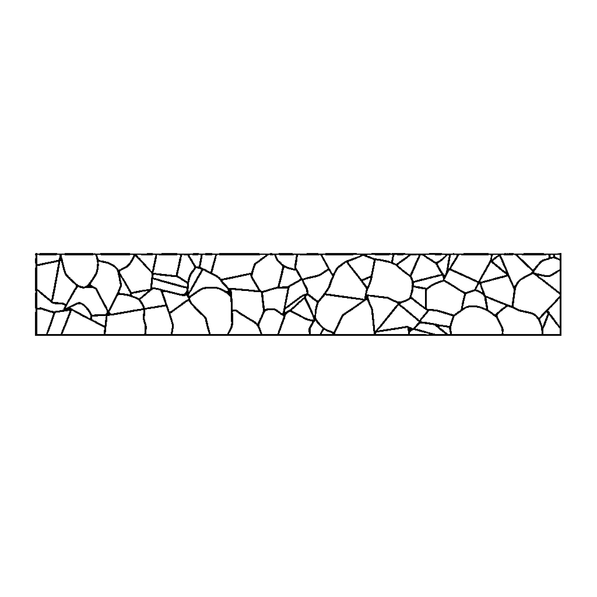 Mosaic of irregular geometric shapes Coloring Page (free black-and-white line drawing printable PDF for all, from beginners to advanced learners, including children, teens, adults, and seniors)