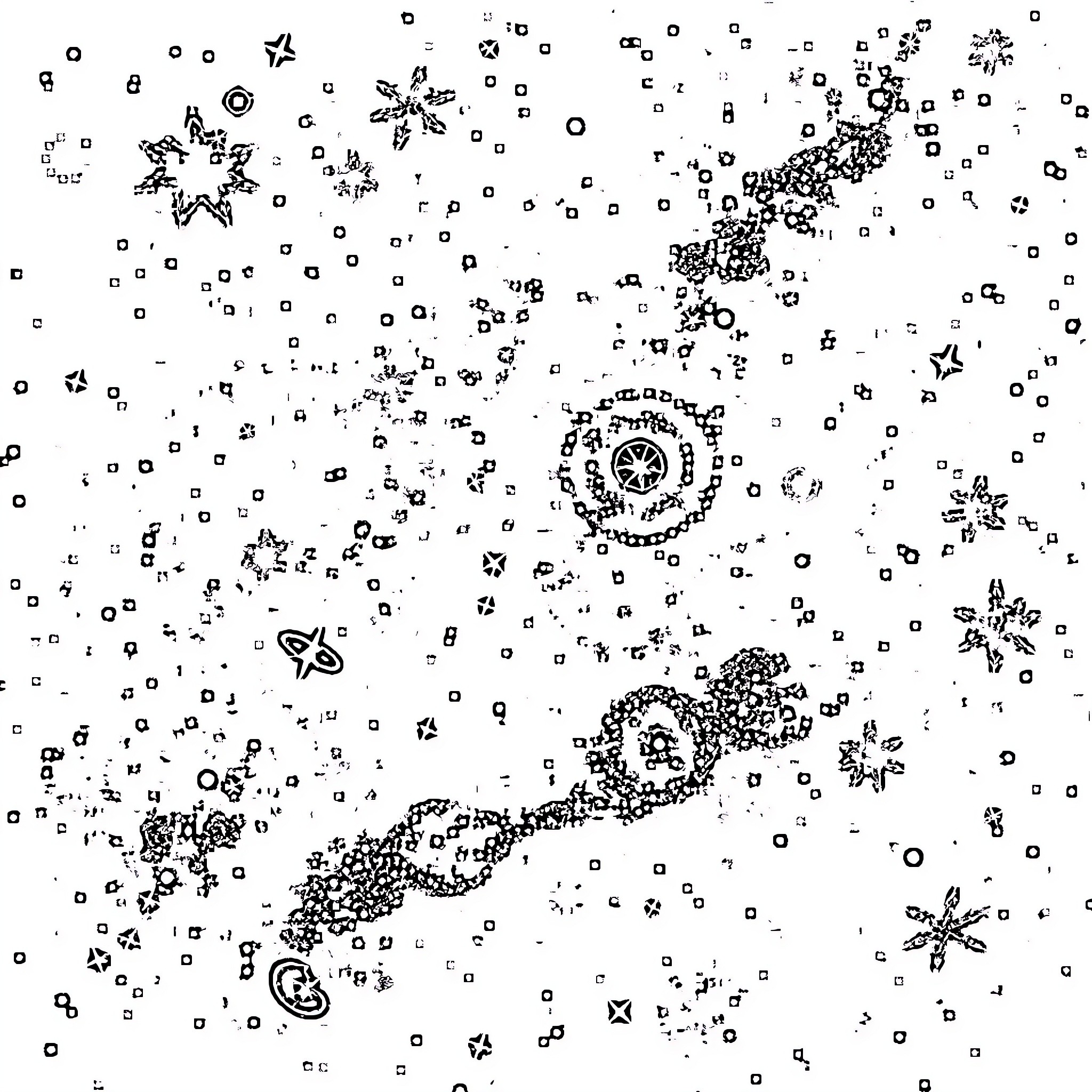 Space exploration in the cosmos Coloring Page (free black-and-white line drawing printable PDF for all, from beginners to advanced learners, including children, teens, adults, and seniors)