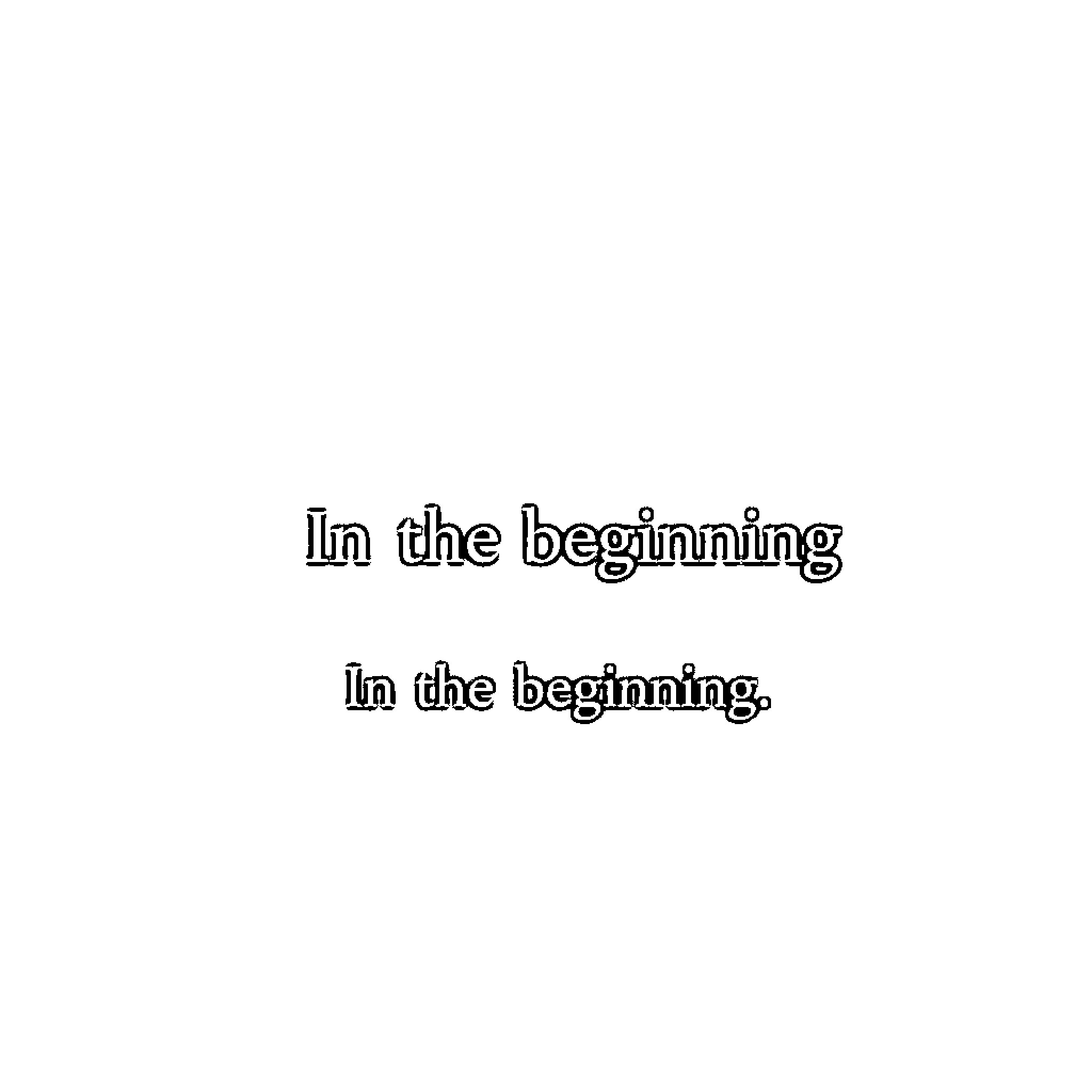 Void - Repetitive text about beginnings Coloring Page (free black-and-white line drawing printable PDF for all, from beginners to advanced learners, including children, teens, adults, and seniors)
