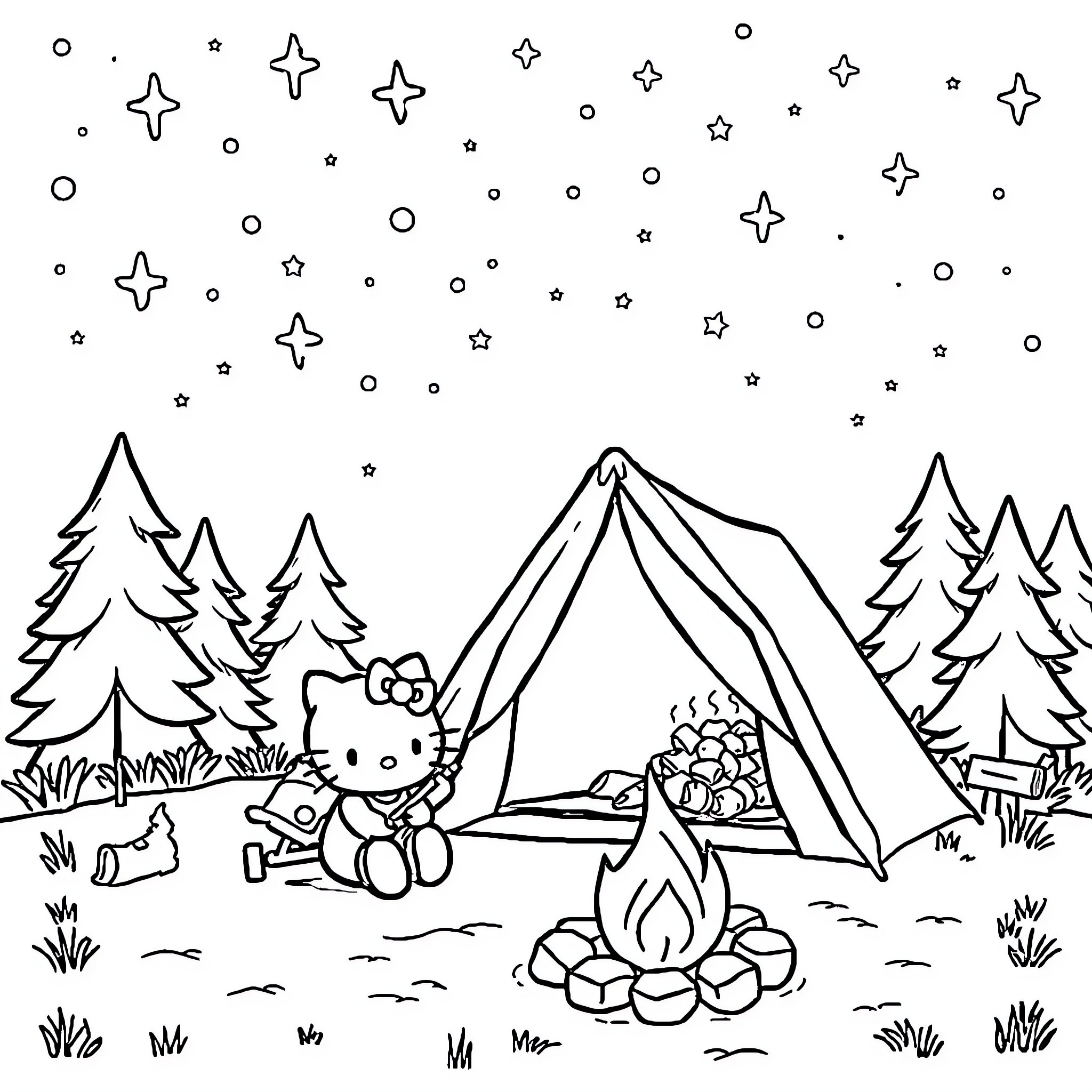 1072 Best Hello Kitty Coloring Pages (Free Printable PDFs)