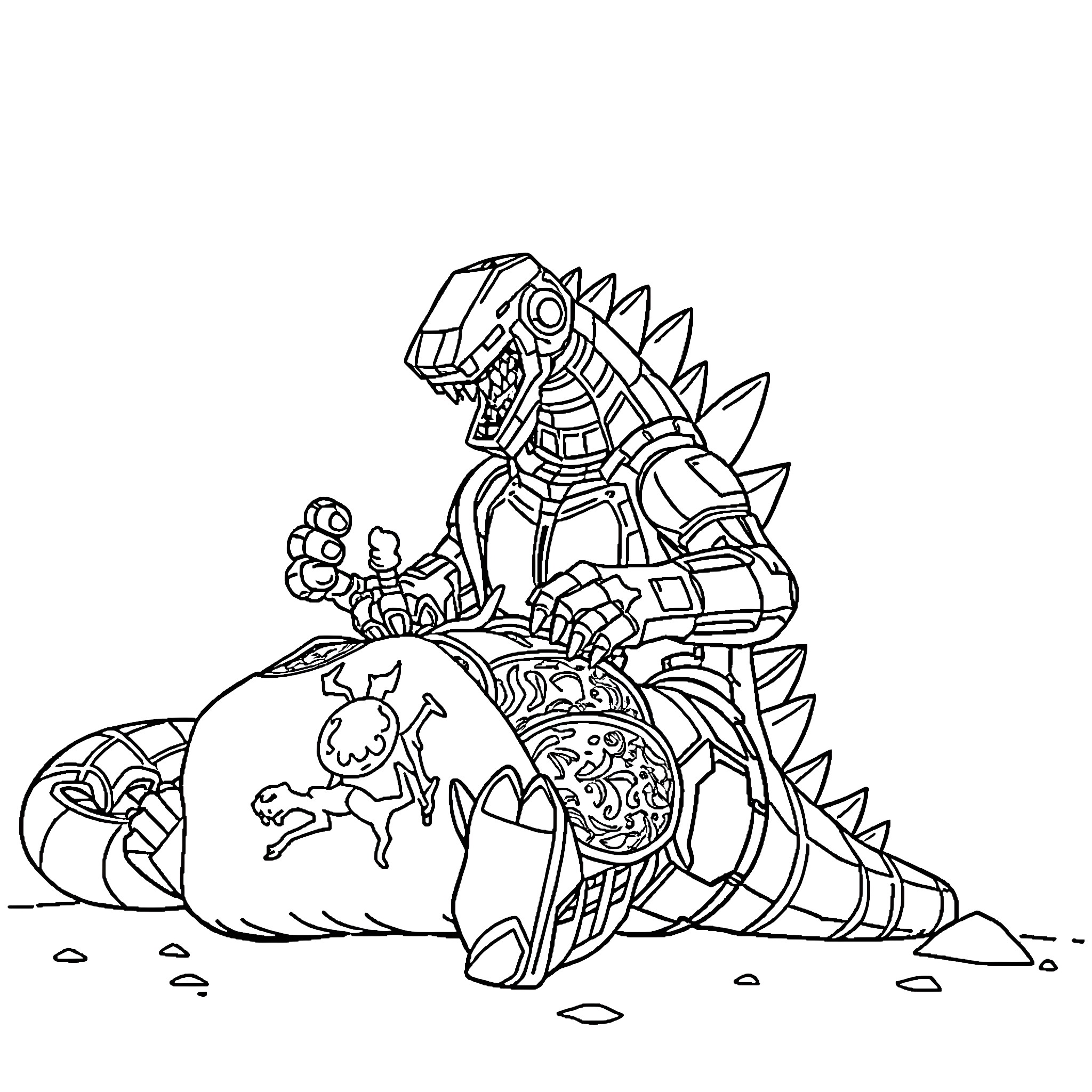 1 Best Mecha Godzilla Coloring Pages (Free Printable PDFs)