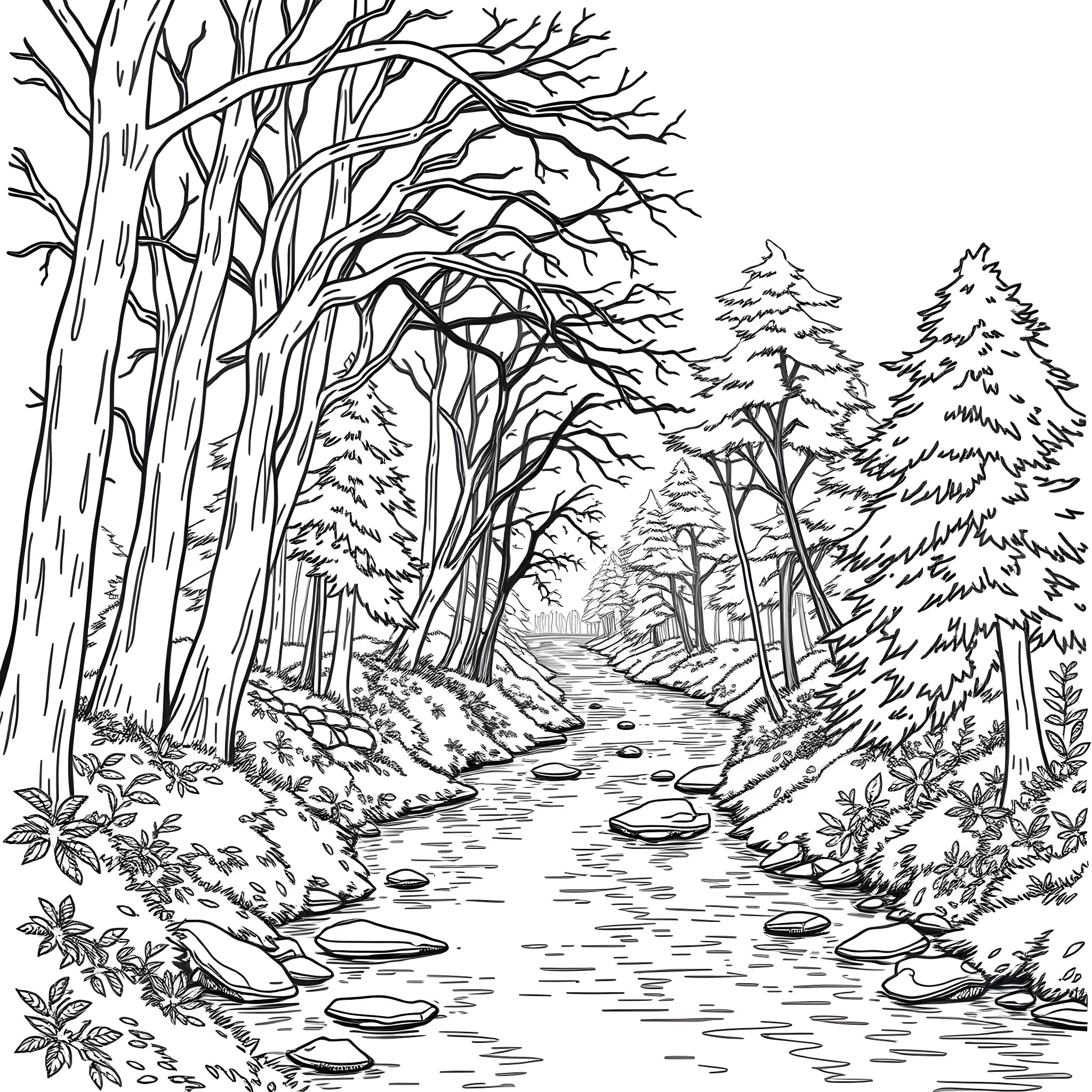 Best Stream Coloring Pages (Free Printable PDF)