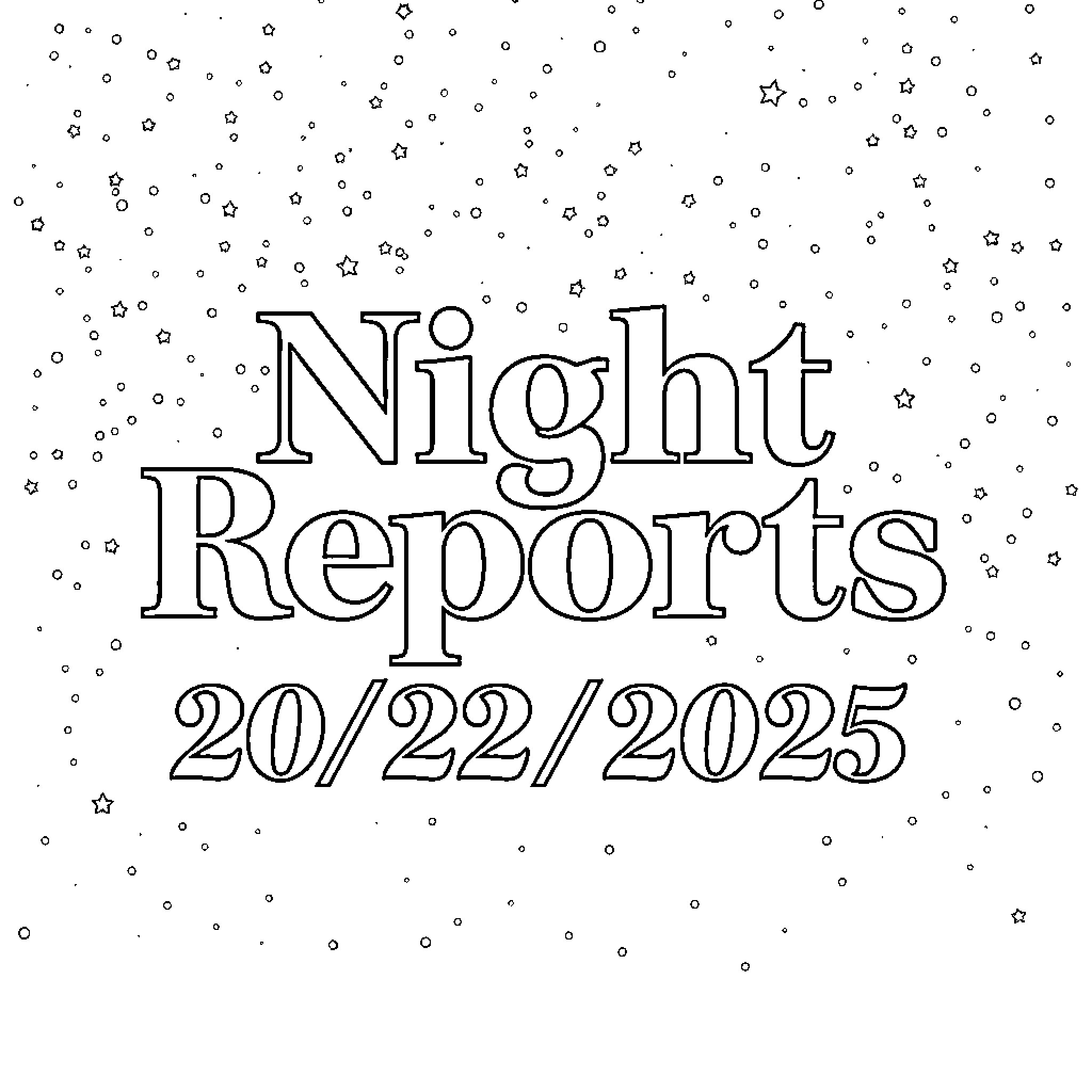 Night Reports on a Snowy Evening Coloring Page (free black-and-white line drawing printable PDF for all, from beginners to advanced learners, including children, teens, adults, and seniors)