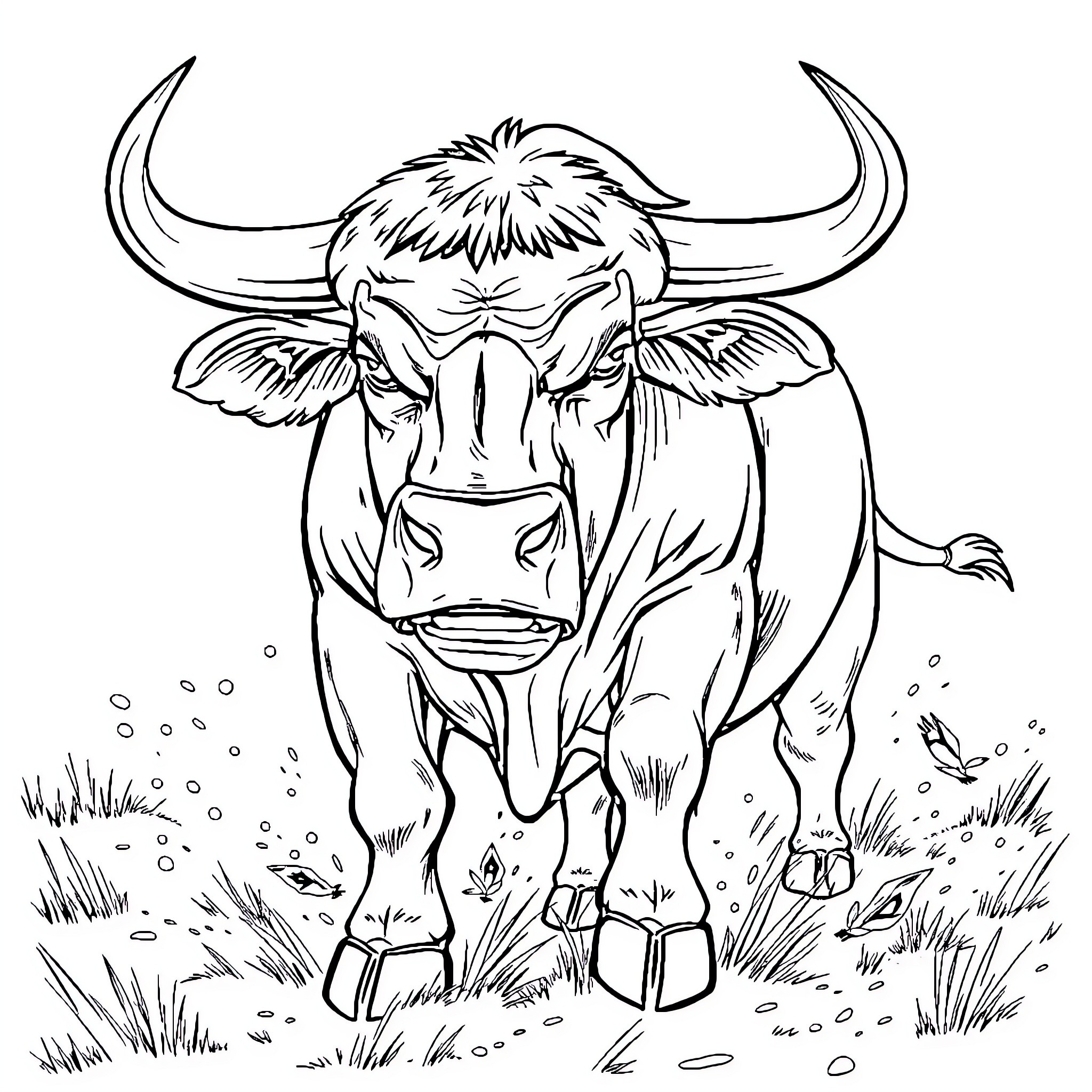 Best Bull Coloring Pages Free Printable PDF 