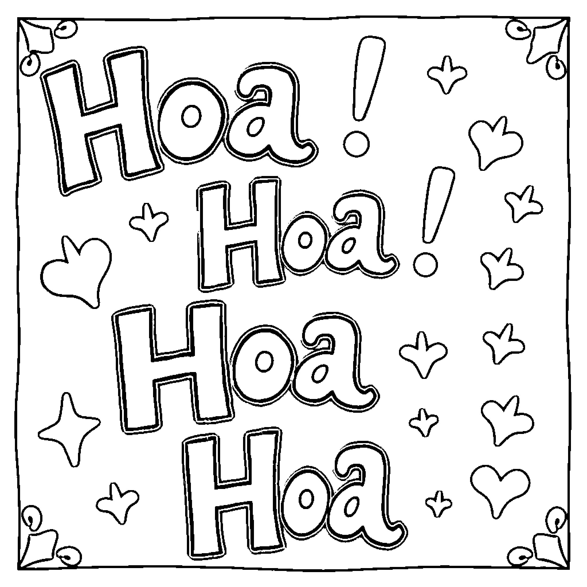 Twilight laughter and playful expressions Coloring Page (free black-and-white line drawing printable PDF for all, from beginners to advanced learners, including children, teens, adults, and seniors)