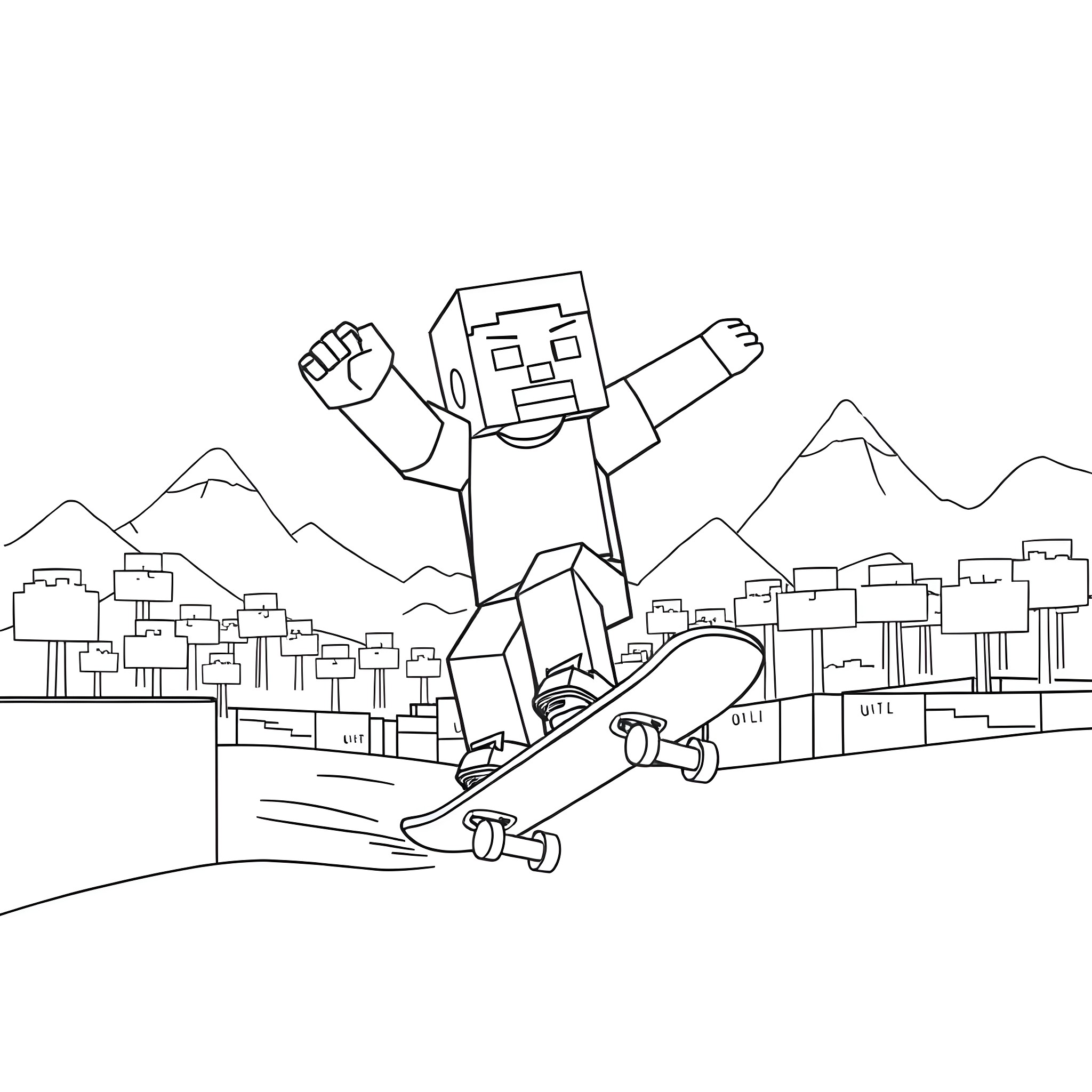 47 Best Minecraft Steve Coloring Pages (Free Printable PDFs)