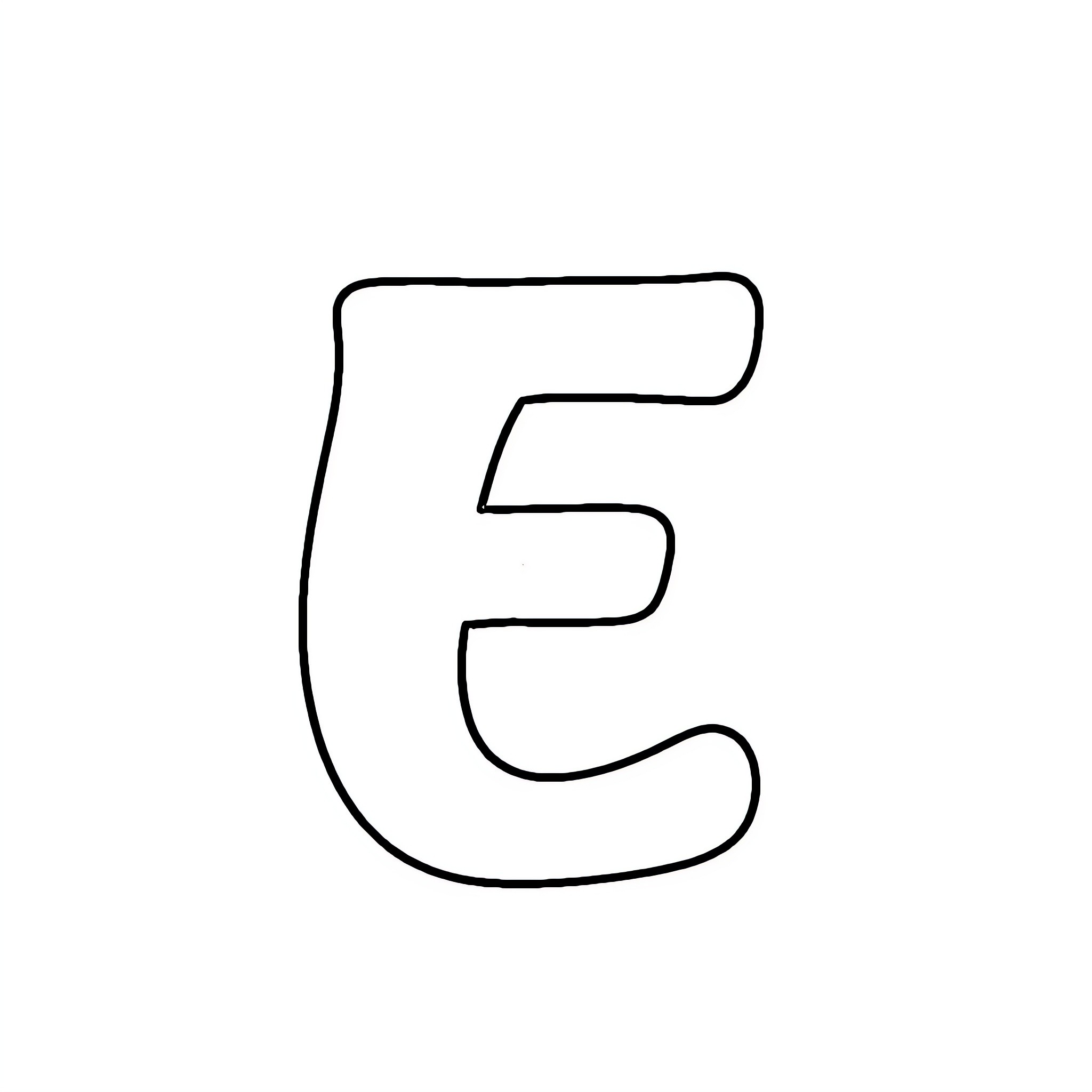 Energetic Emblem in Outline Coloring Page (free black-and-white line drawing printable PDF for all, from beginners to advanced learners, including children, teens, adults, and seniors)