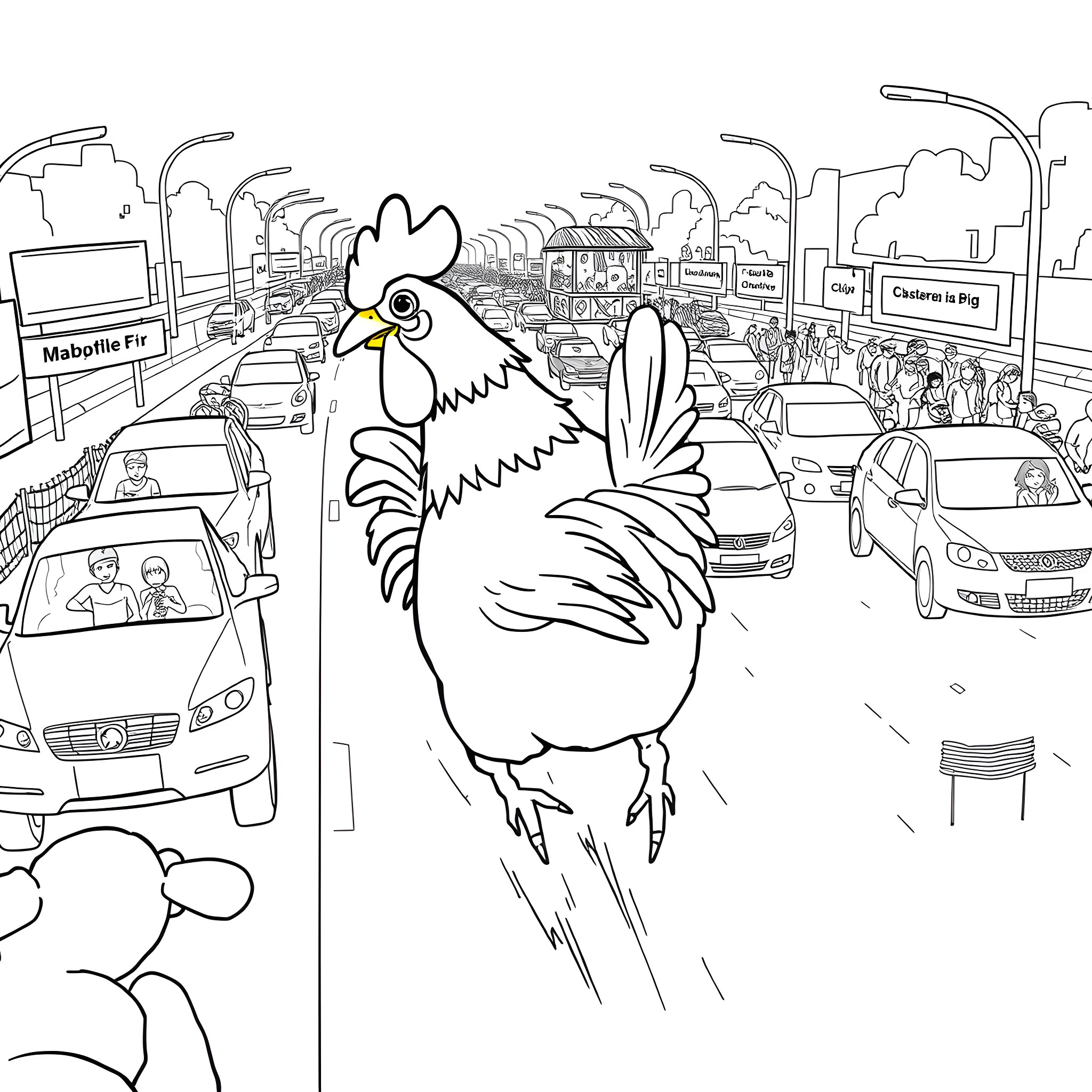 30 Best Chicken Jockey Coloring Pages (Free Printable PDFs)