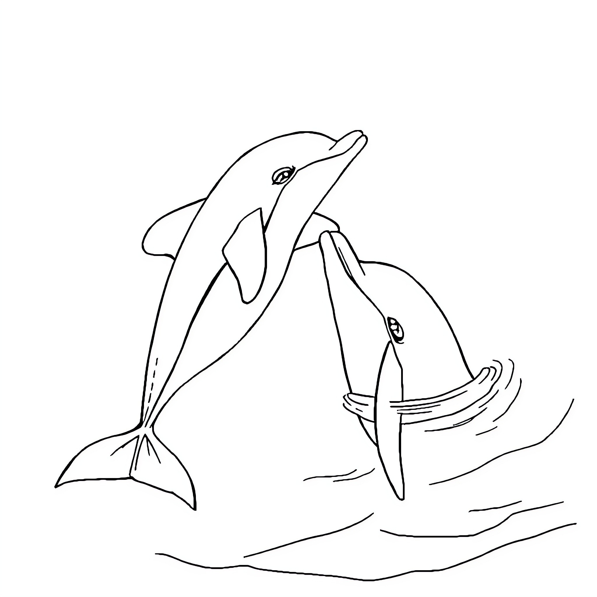 Monkey splashing in the water Coloring Page (free black-and-white line drawing printable PDF for all, from beginners to advanced learners, including children, teens, adults, and seniors)