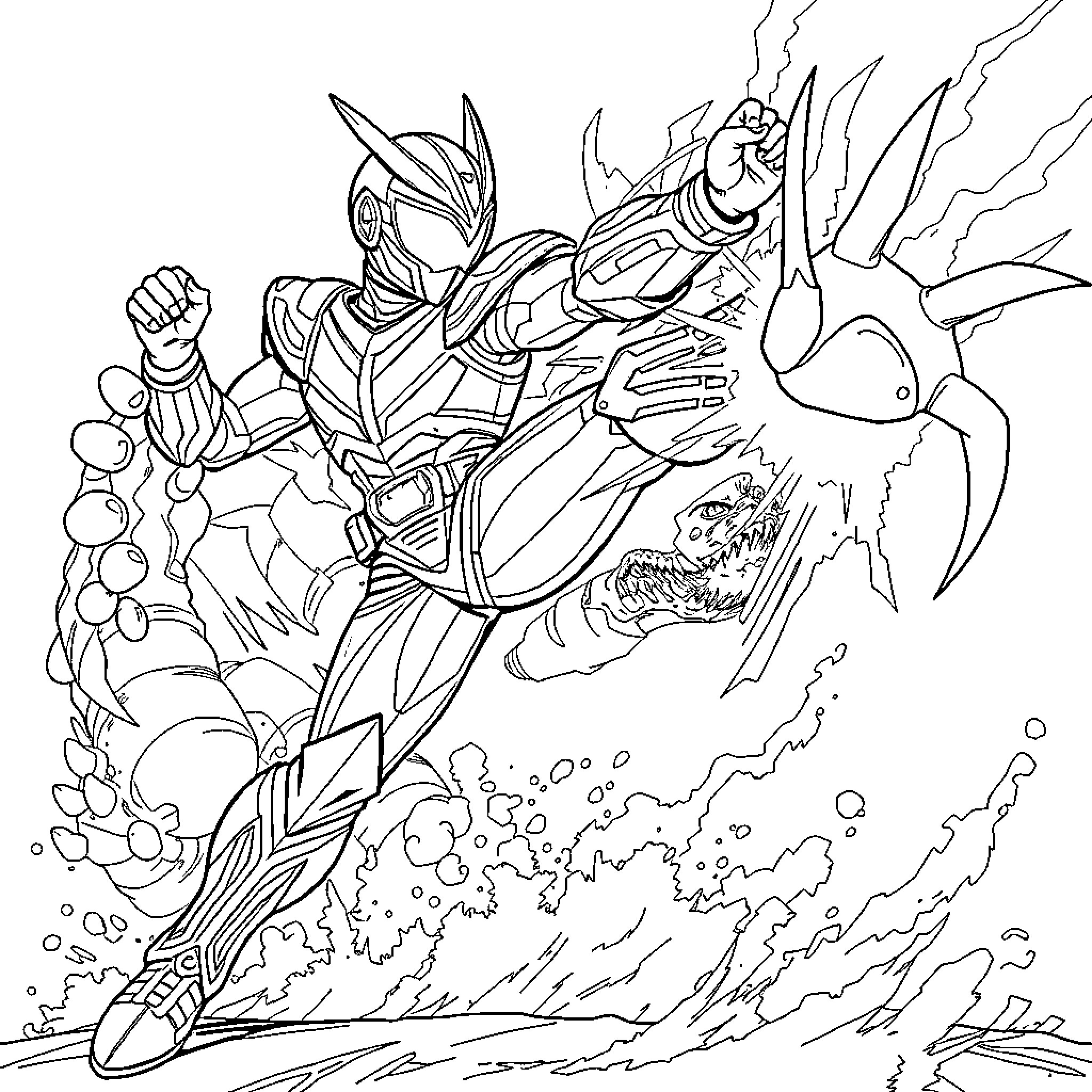 Best Kamen Rider Coloring Pages (Free Printable PDF)