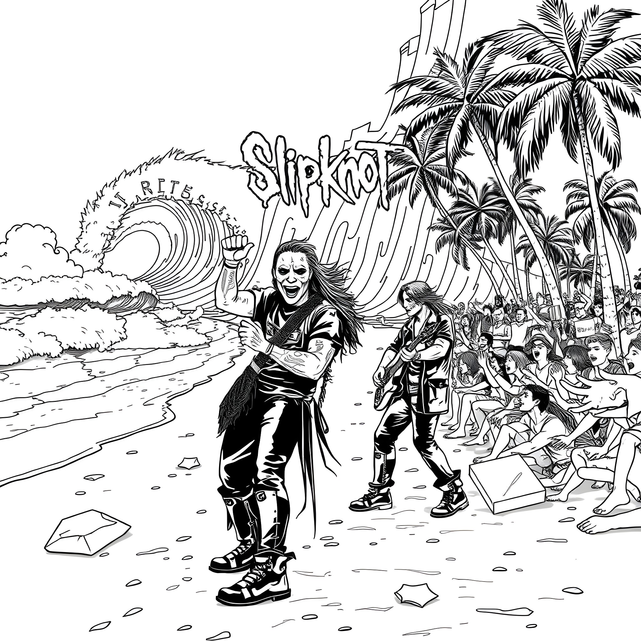 9 Best Slipknot Coloring Pages (Free Printable PDFs)