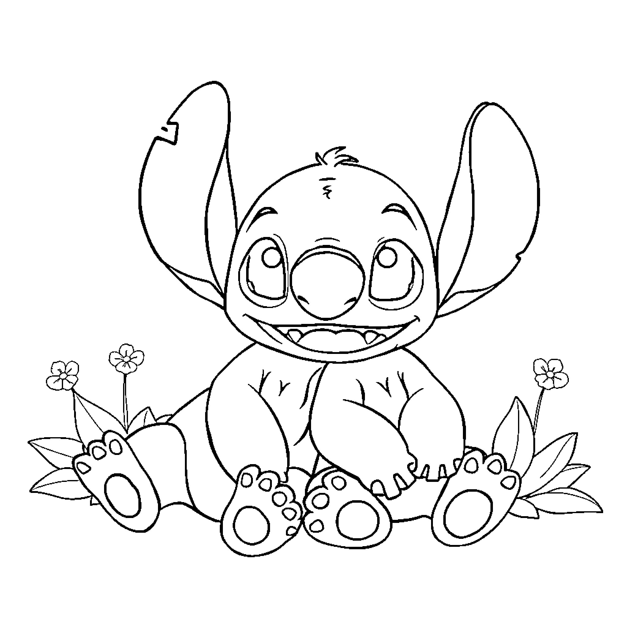 Labubu's Joyful Embrace with Nature Coloring Page (free black-and-white line drawing printable PDF for all, from beginners to advanced learners, including children, teens, adults, and seniors)