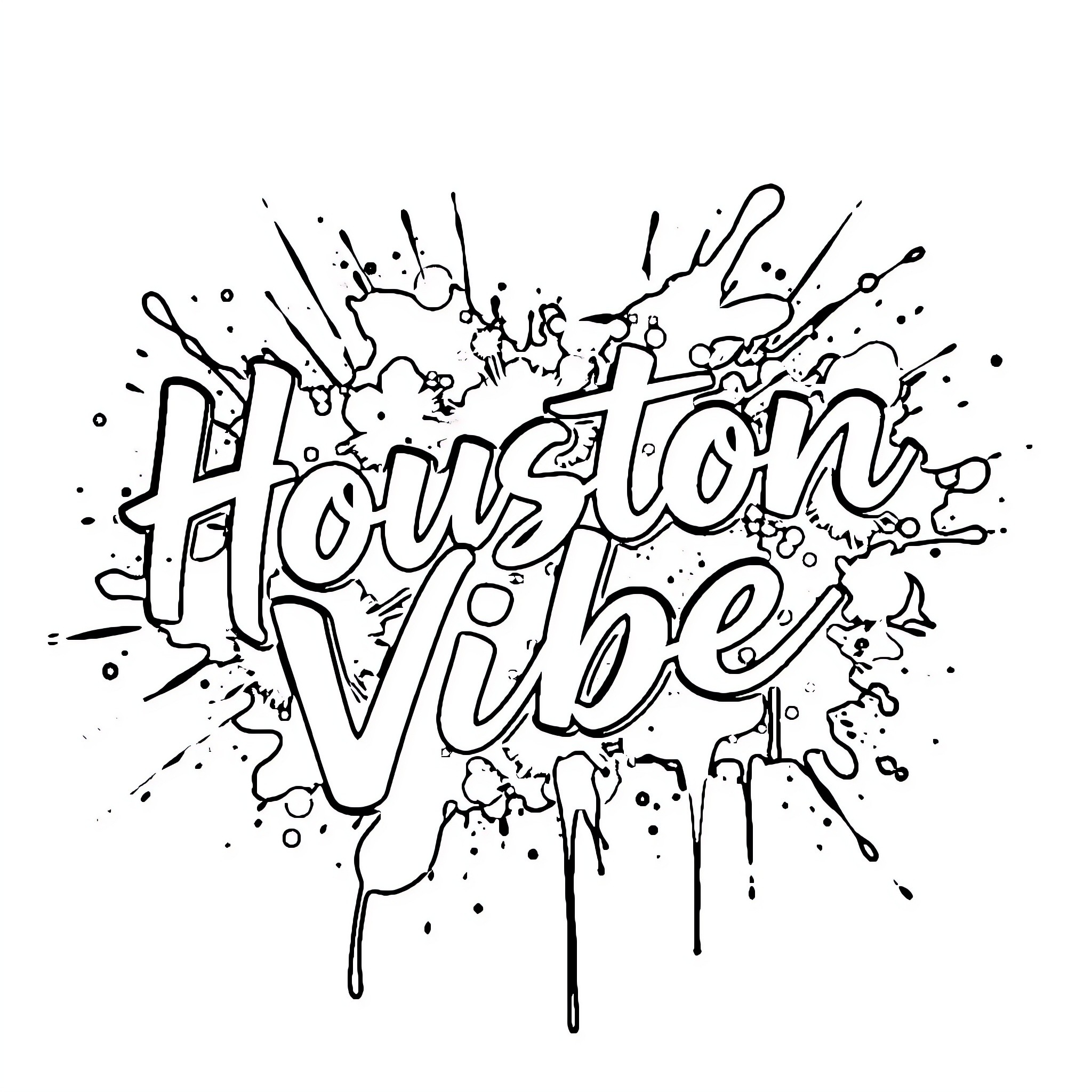 Vibe of a Vibrant Expression Coloring Page (free black-and-white line drawing printable PDF for all, from beginners to advanced learners, including children, teens, adults, and seniors)