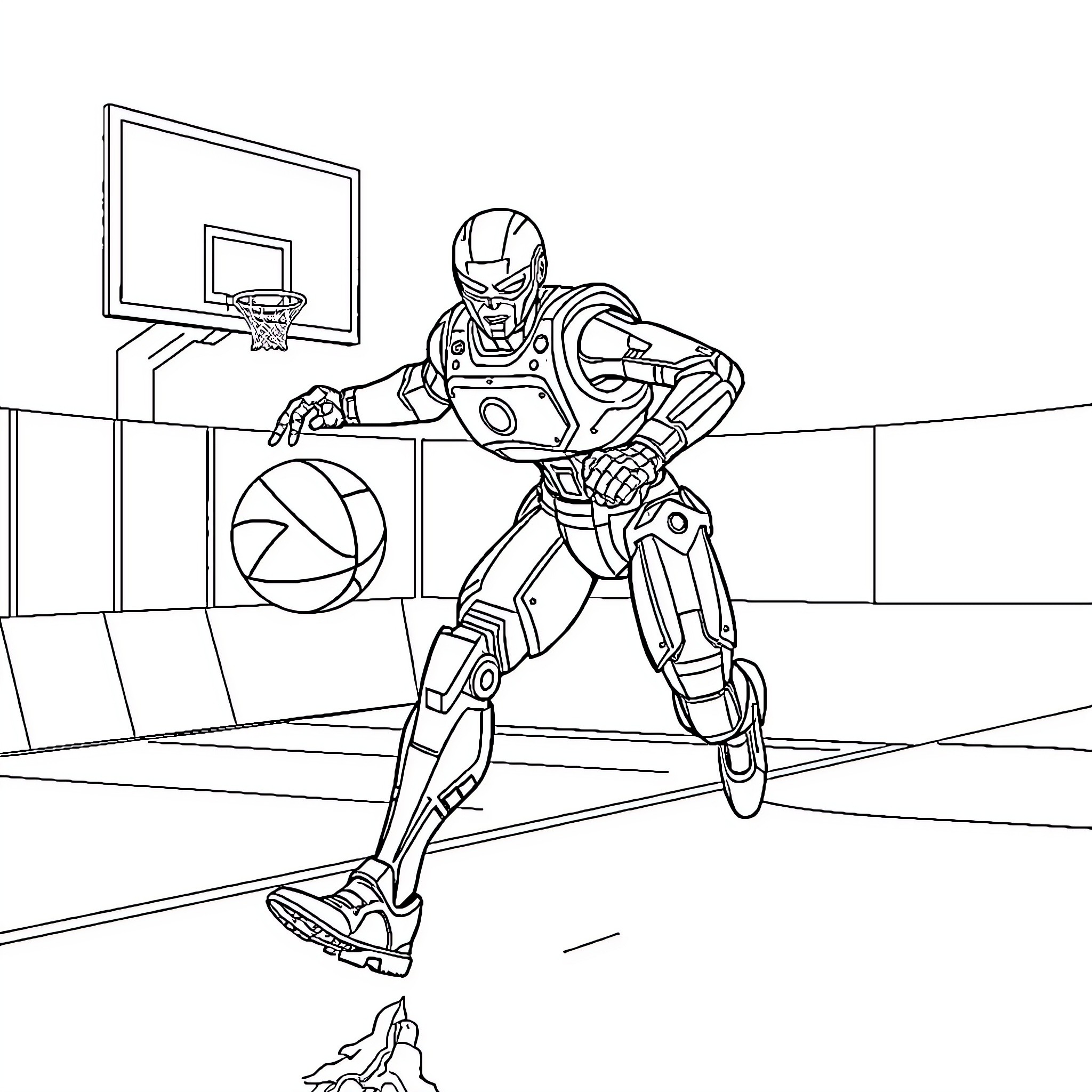 1 Best Robotic Superhero Coloring Pages (Free Printable PDFs)