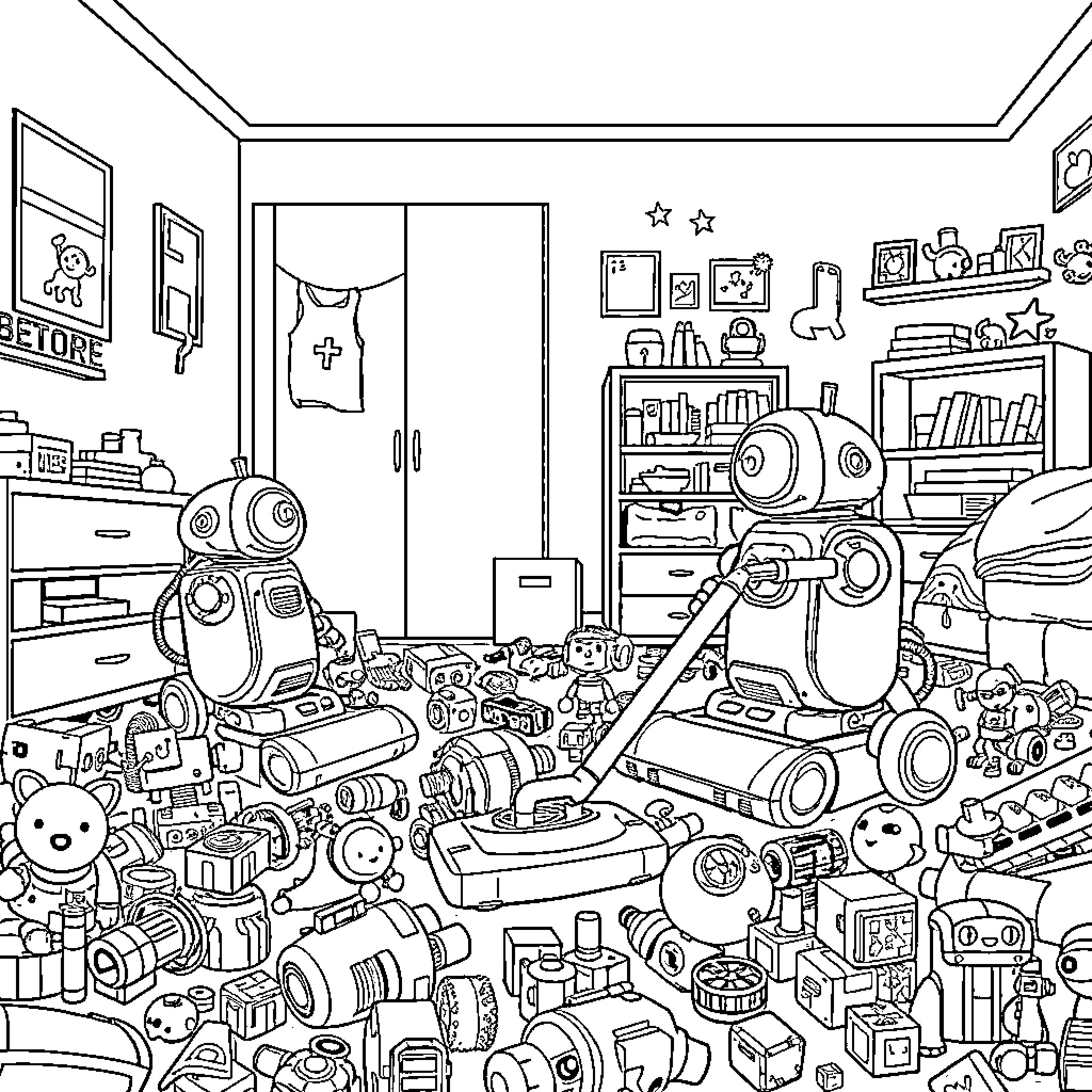Best Robot Vacuum Coloring Pages (Free Printable PDF)